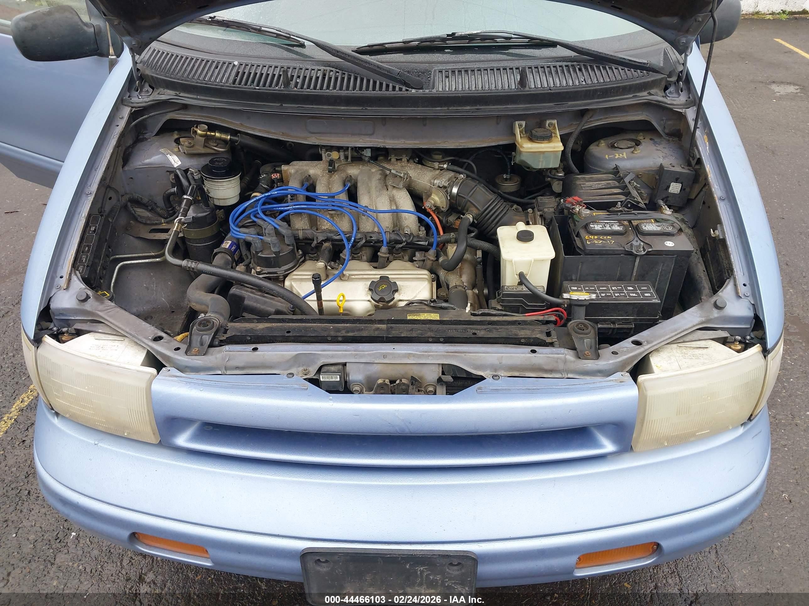 1995 Nissan Quest Xe/gxe Light Blue vin: 4N2DN11W9SD830190