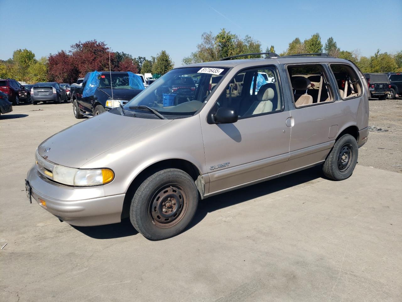 1995 Nissan Quest Xe Tan vin: 4N2DN11WXSD810322