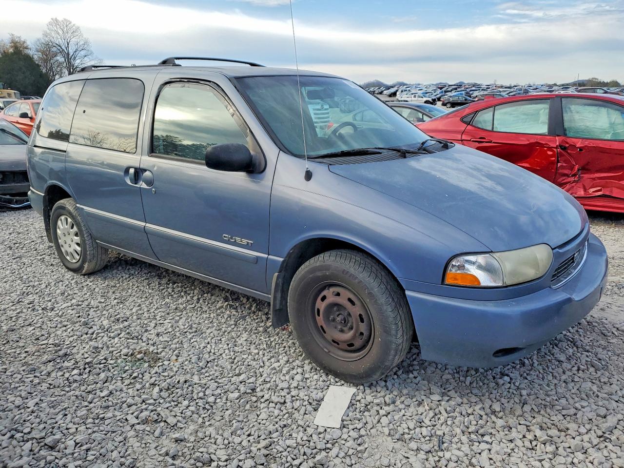 1999 Nissan Quest Gxe Blue vin: 4N2XN11T1XD814690