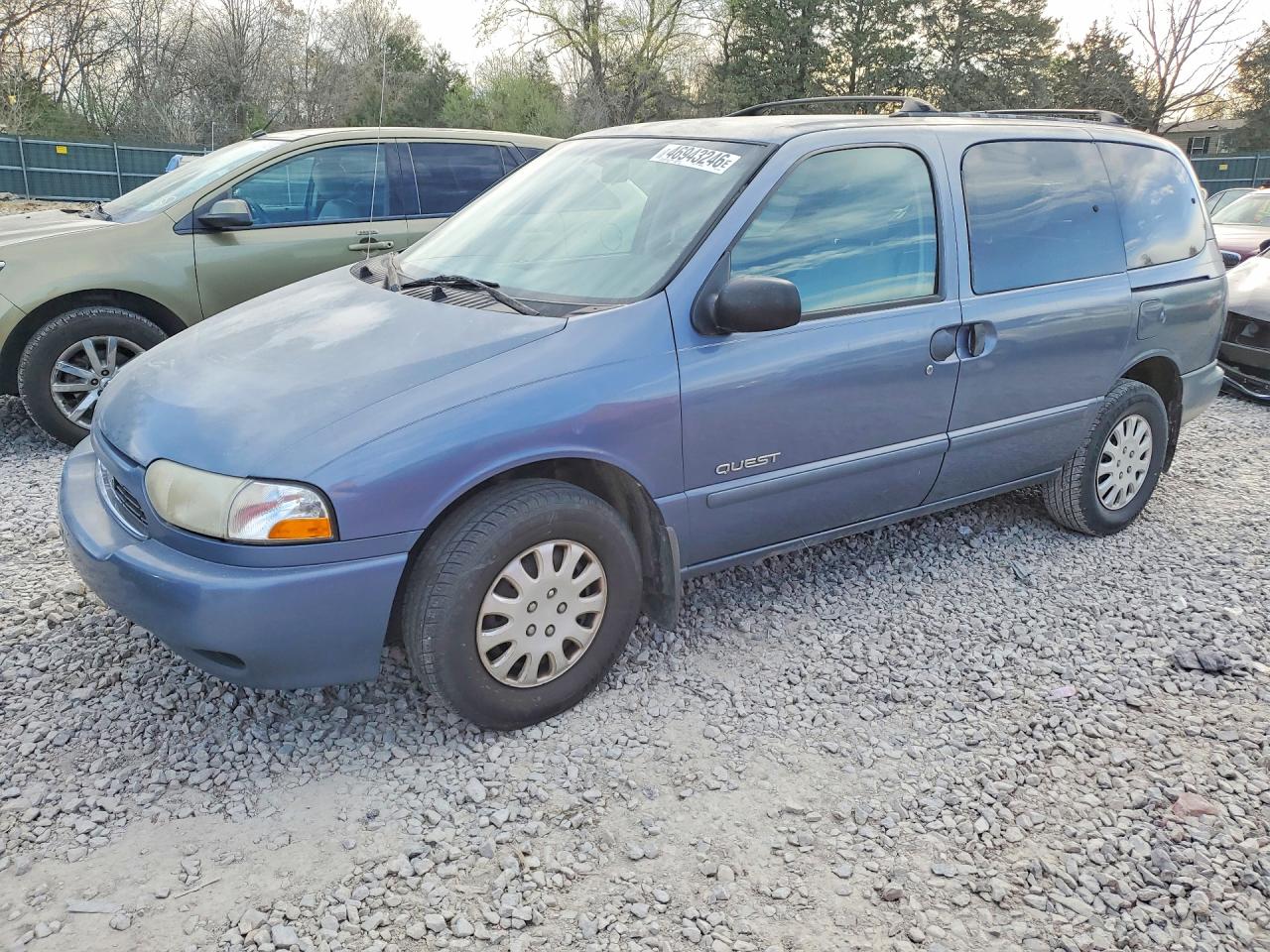 1999 Nissan Quest Gxe Blue vin: 4N2XN11T1XD814690