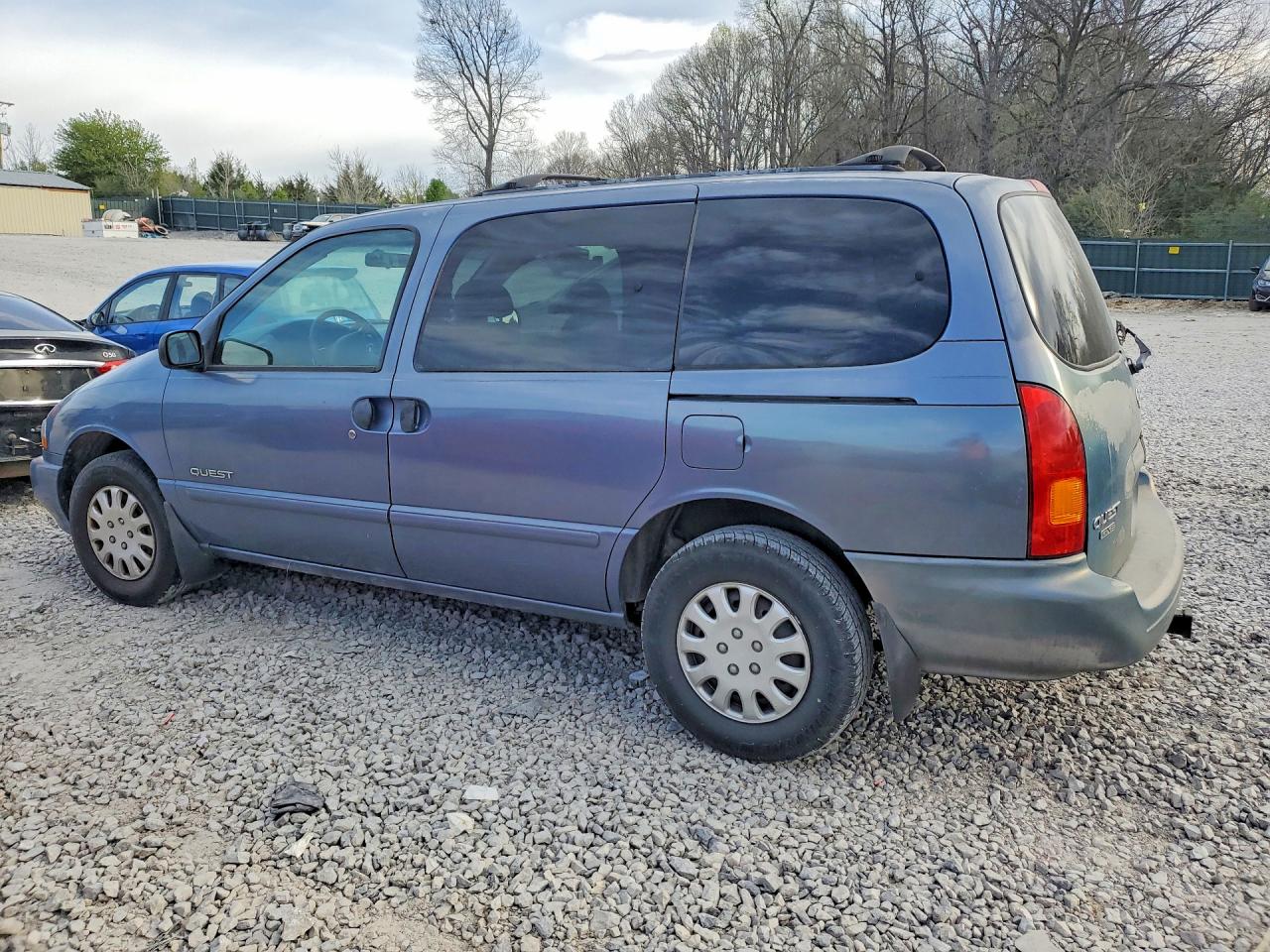 1999 Nissan Quest Gxe Blue vin: 4N2XN11T1XD814690