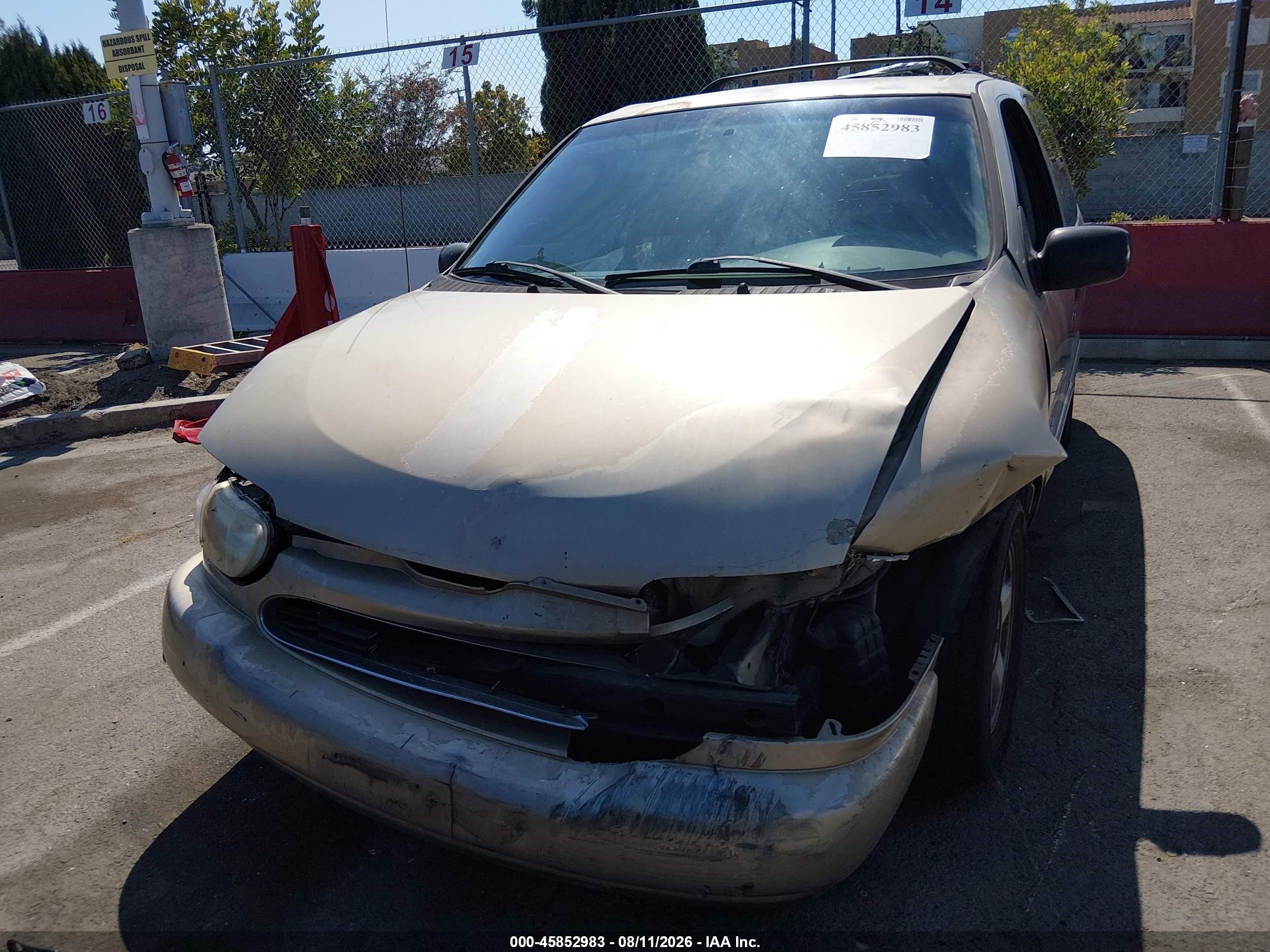 1999 Nissan Quest Gle/gxe/se Gold vin: 4N2XN11T2XD828419