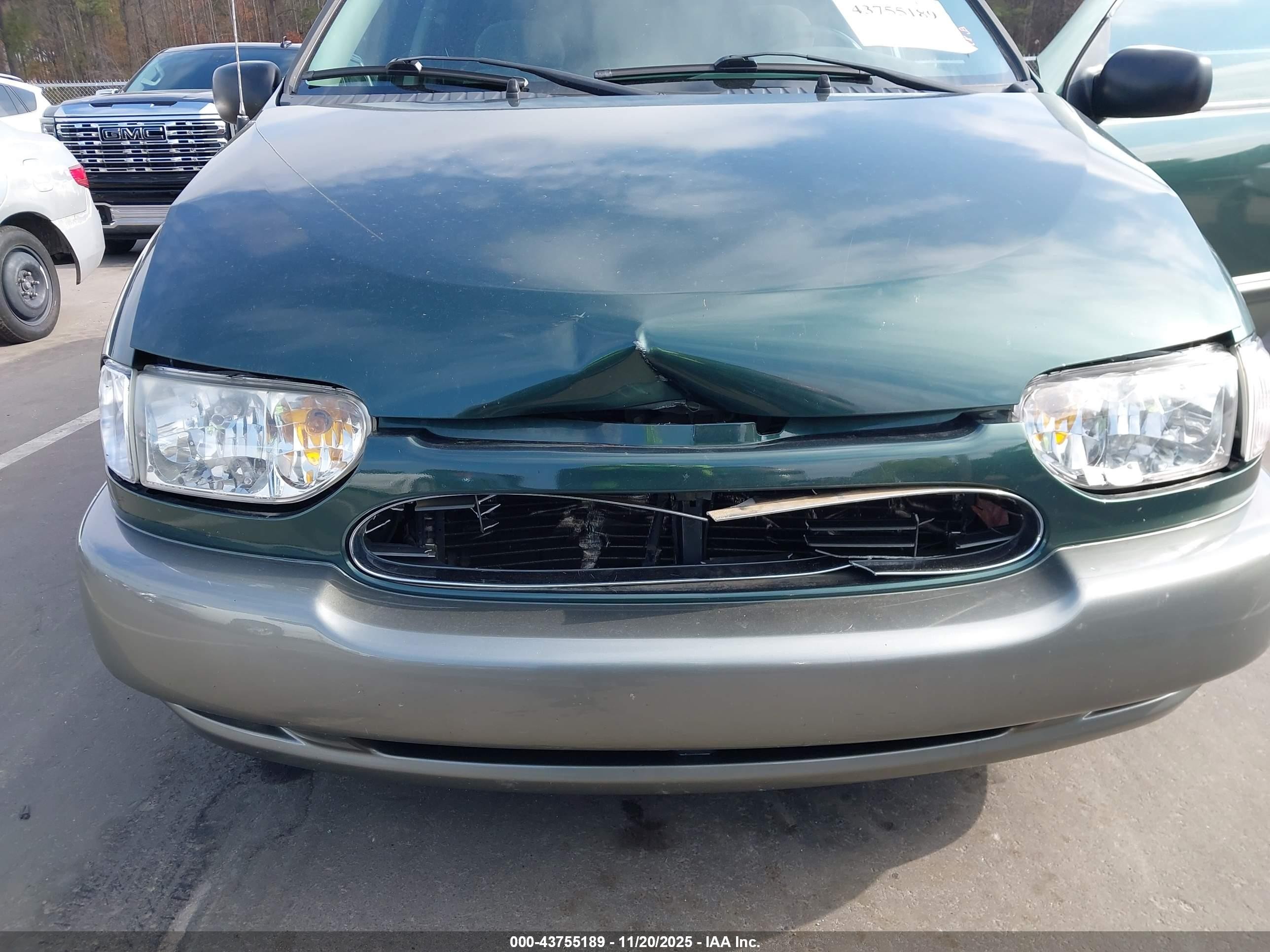 1999 Nissan Quest   Green vin: 4N2XN11T5XD832884
