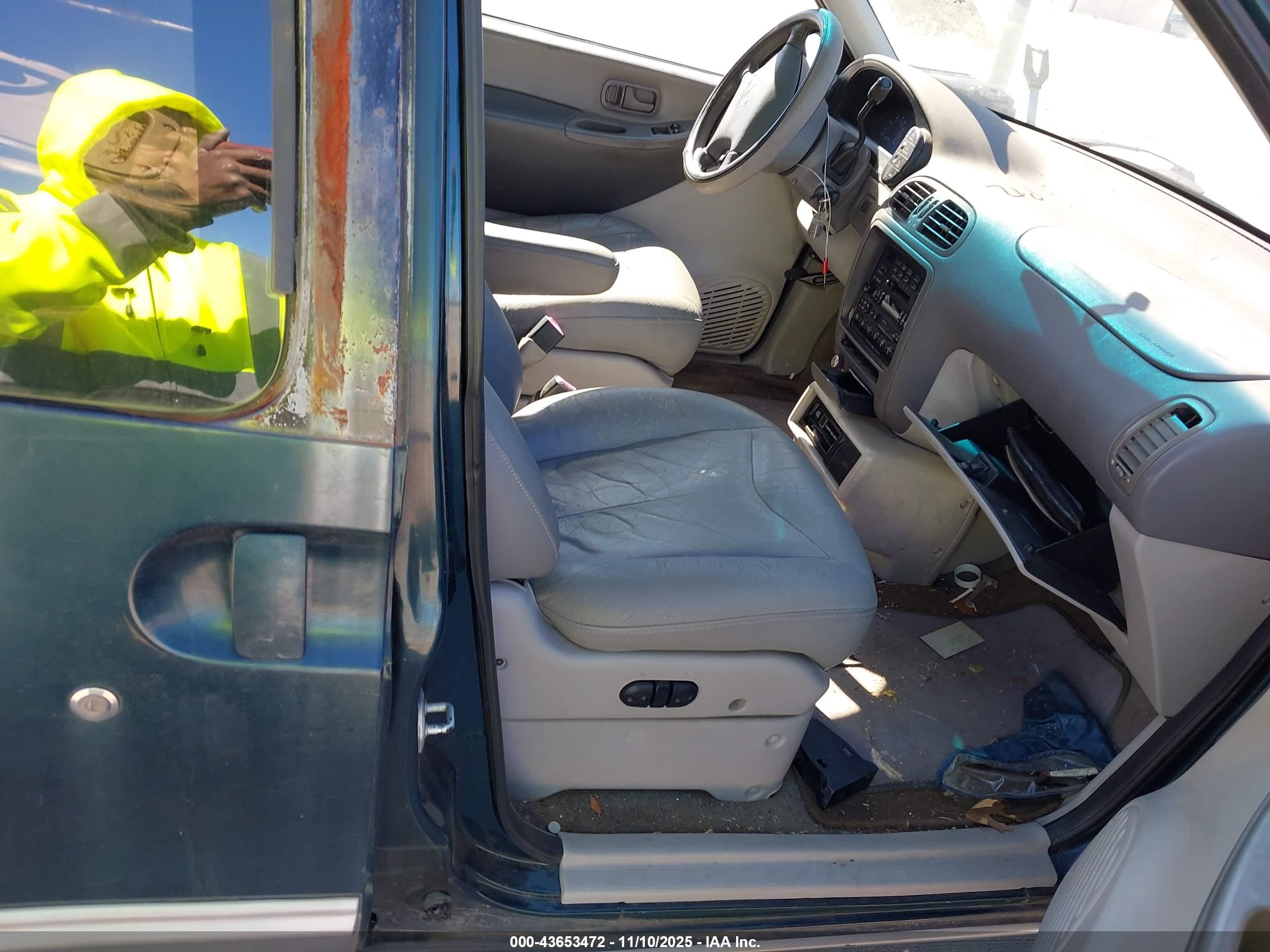 1998 Nissan Quest Gxe/xe Green vin: 4N2ZN1115WD811524