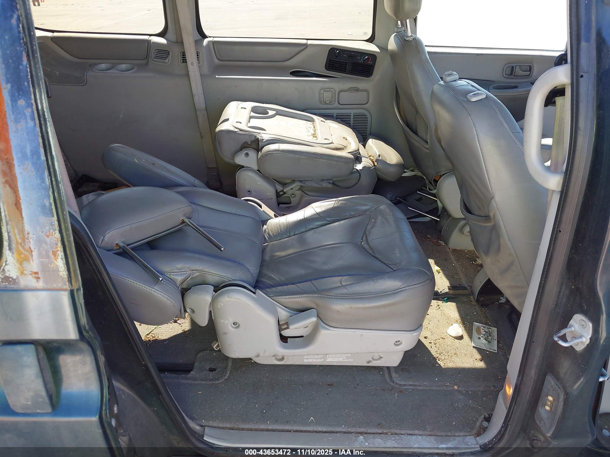 1998 Nissan Quest Gxe/xe Green vin: 4N2ZN1115WD811524