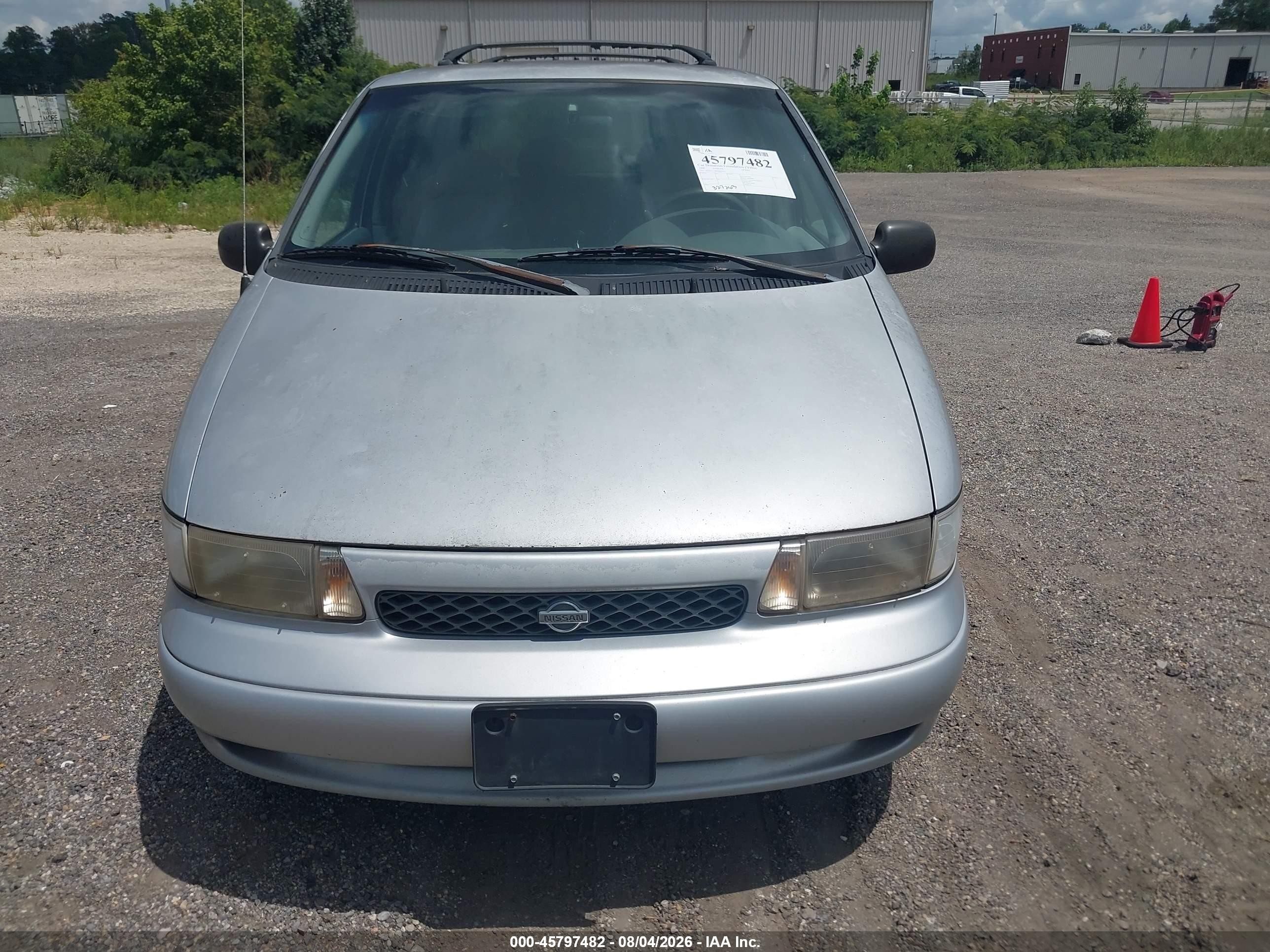 1998 Nissan Quest Gxe/xe Silver vin: 4N2ZN1118WD822033