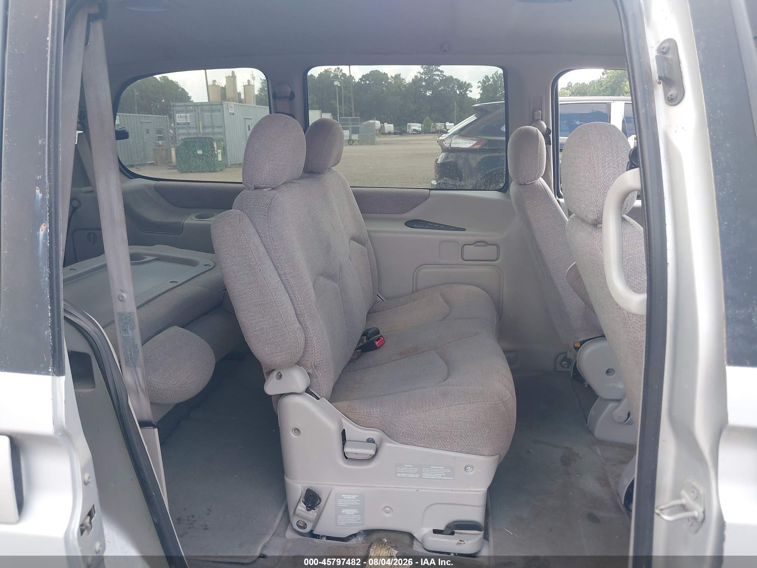 1998 Nissan Quest Gxe/xe Silver vin: 4N2ZN1118WD822033