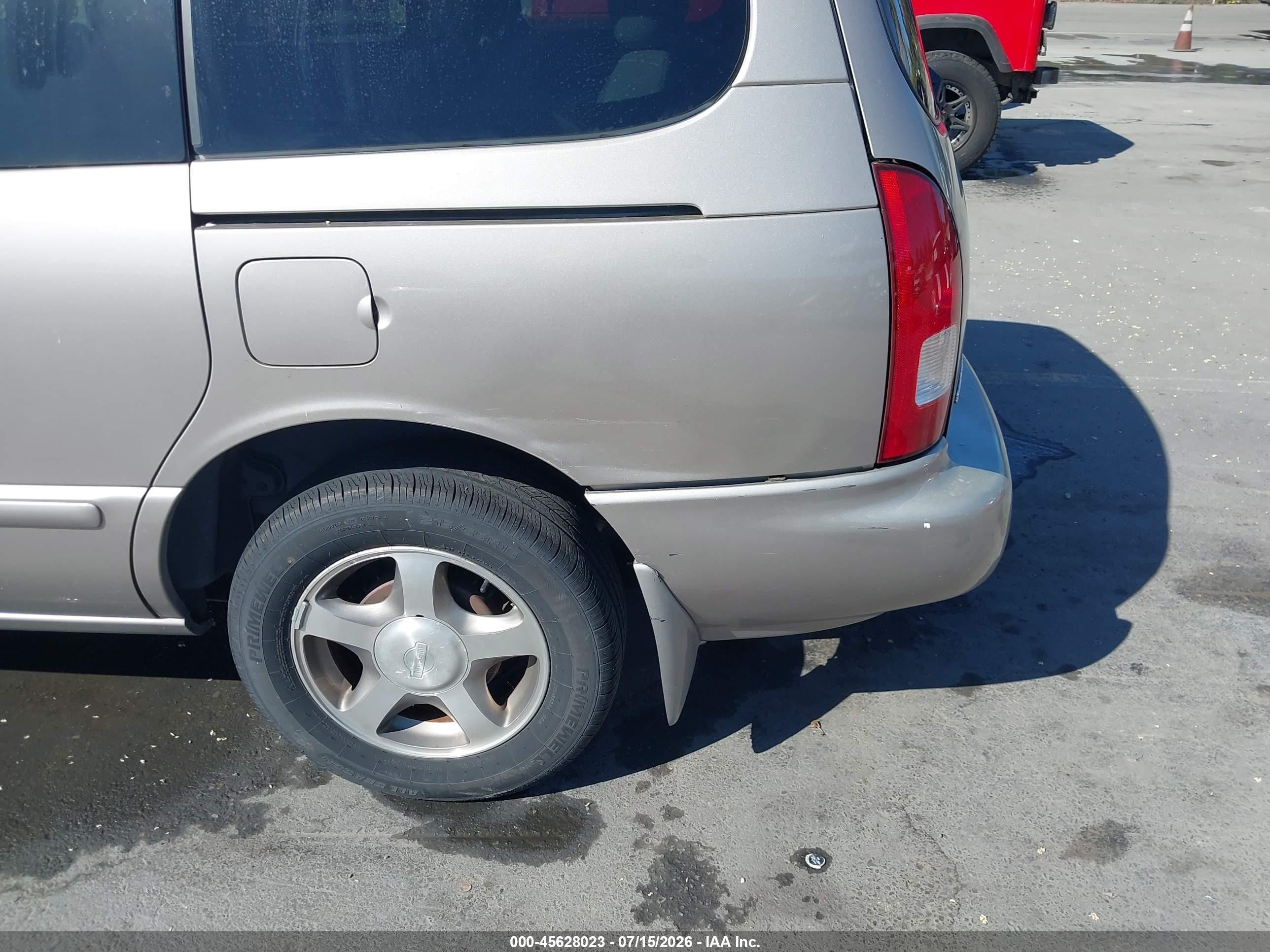 2001 Nissan Quest Gxe Brown vin: 4N2ZN15T01D819857