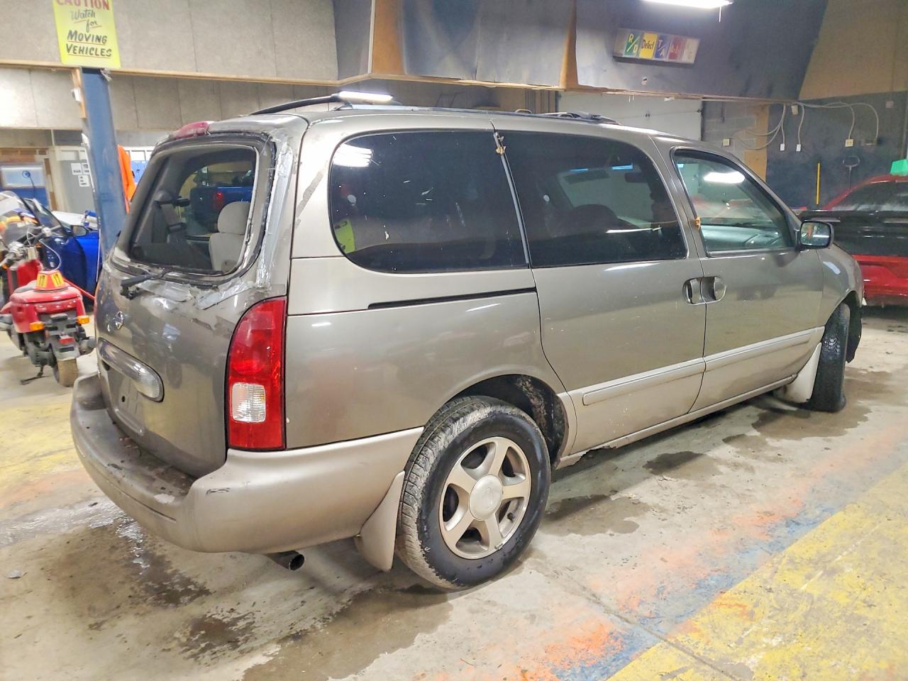 2001 Nissan Quest Gxe Tan vin: 4N2ZN15T21D816412