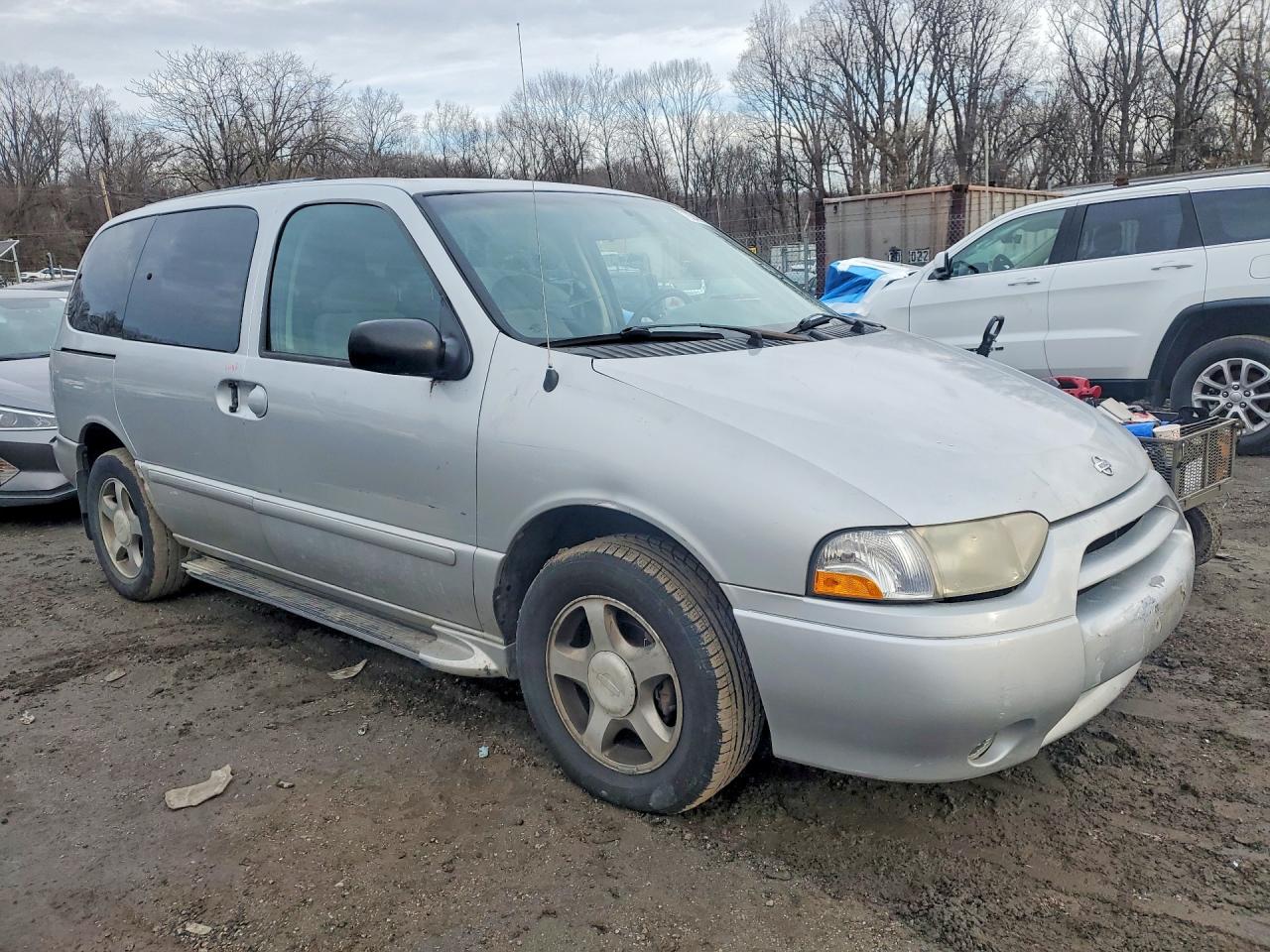 2001 Nissan Quest Gxe Silver vin: 4N2ZN15T51D819921