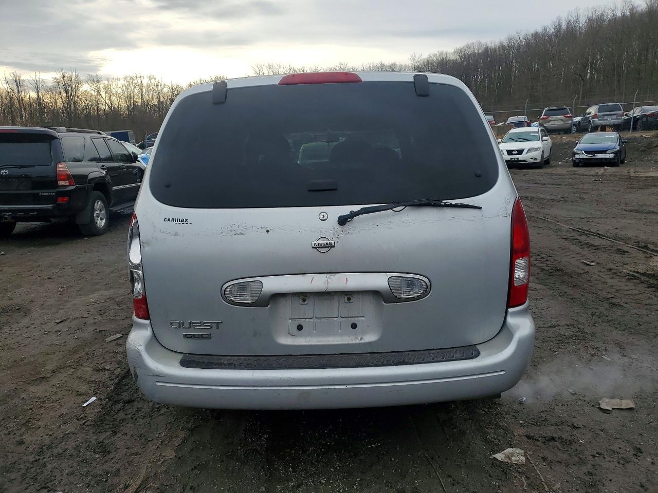 2001 Nissan Quest Gxe Silver vin: 4N2ZN15T51D819921