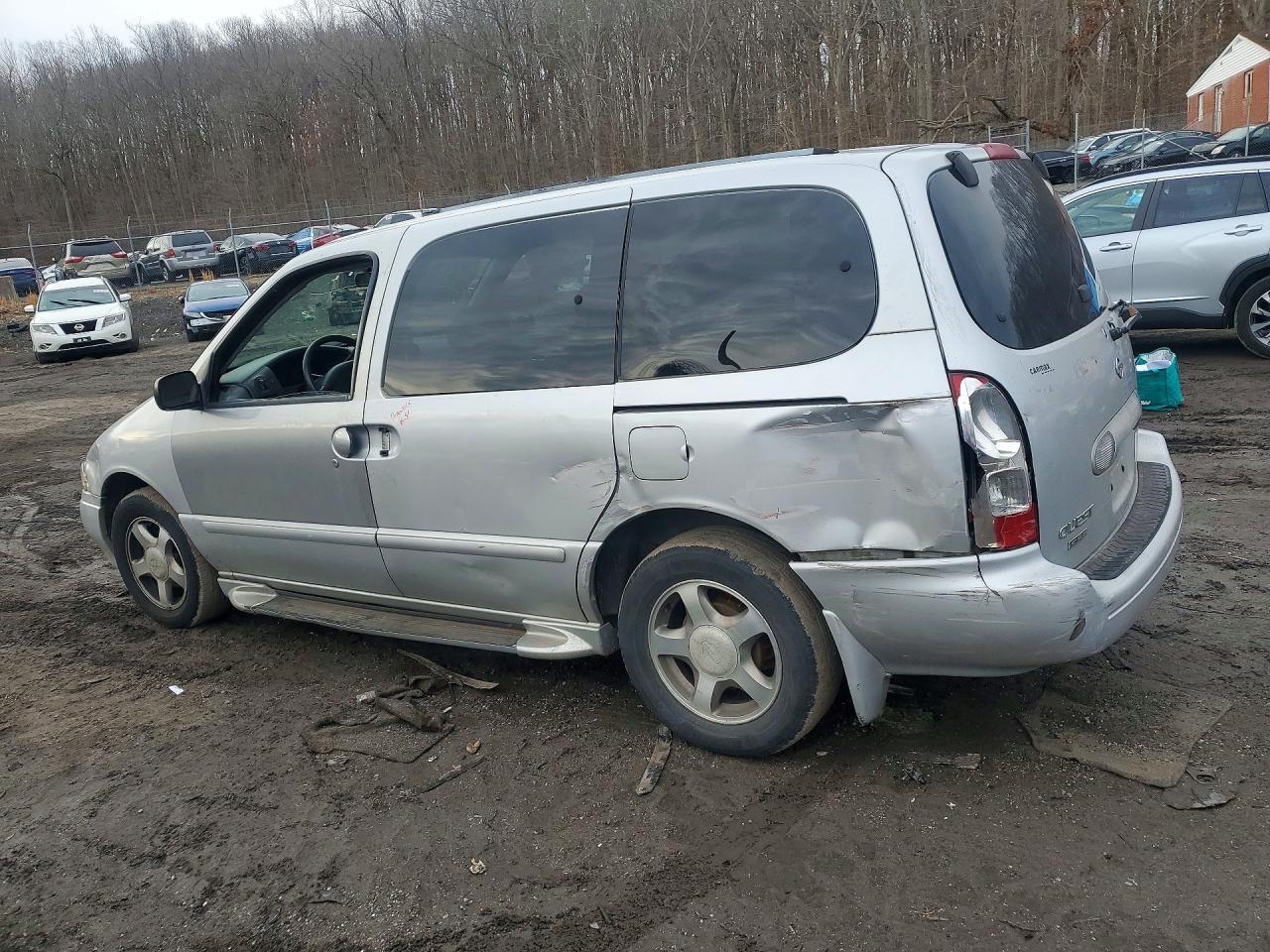 2001 Nissan Quest Gxe Silver vin: 4N2ZN15T51D819921