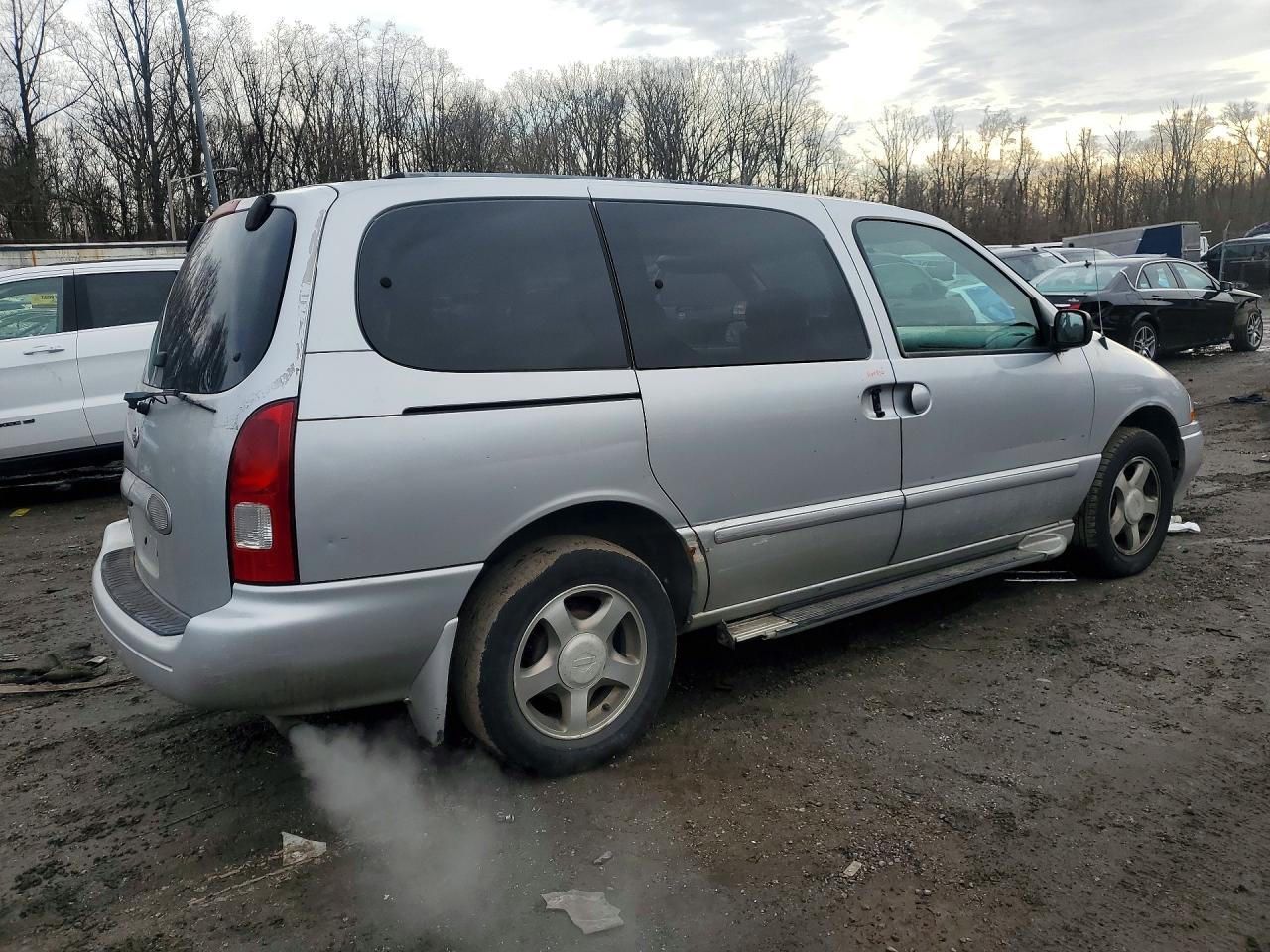 2001 Nissan Quest Gxe Silver vin: 4N2ZN15T51D819921