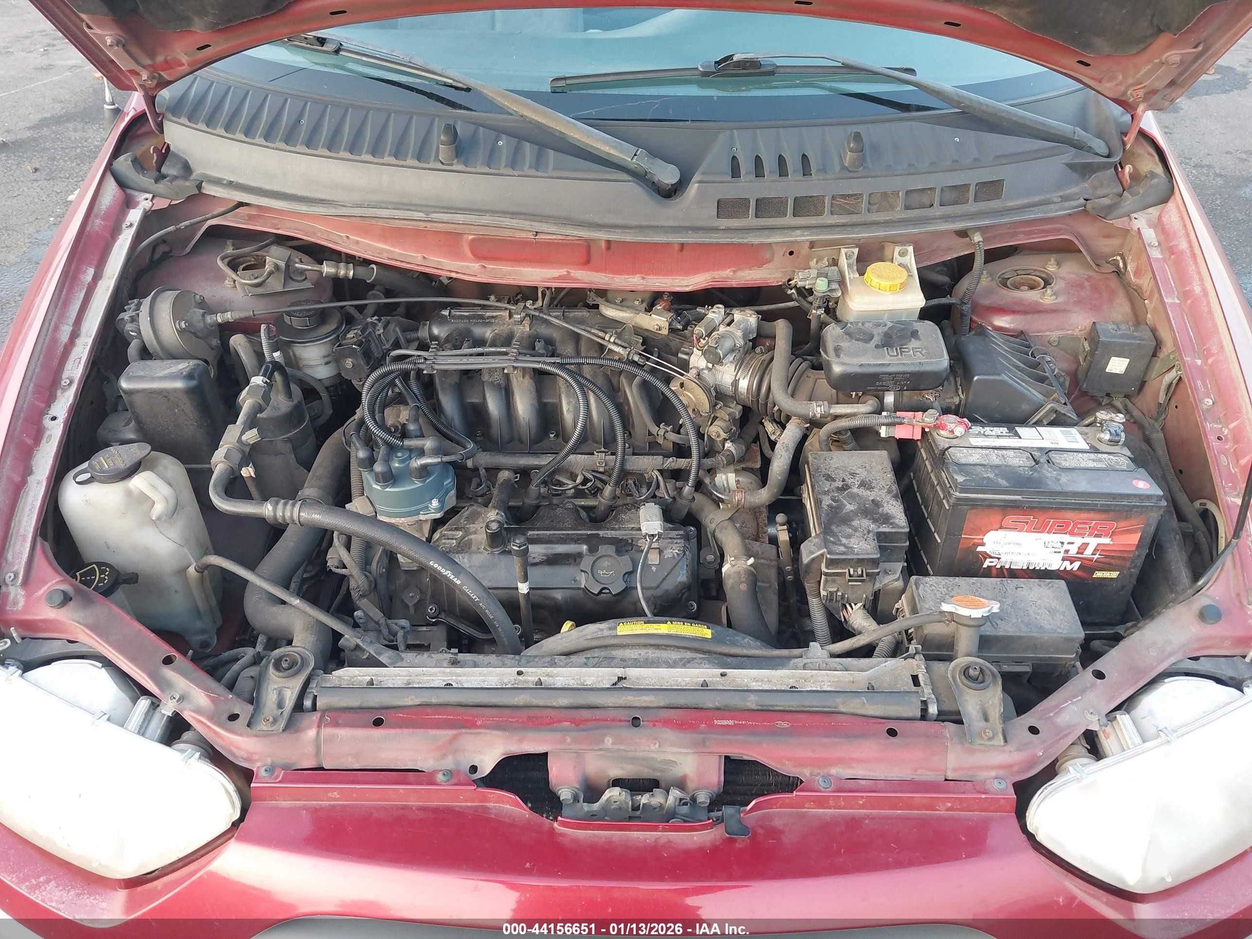 2002 Nissan Quest Gxe Красный vin: 4N2ZN15T52D811738