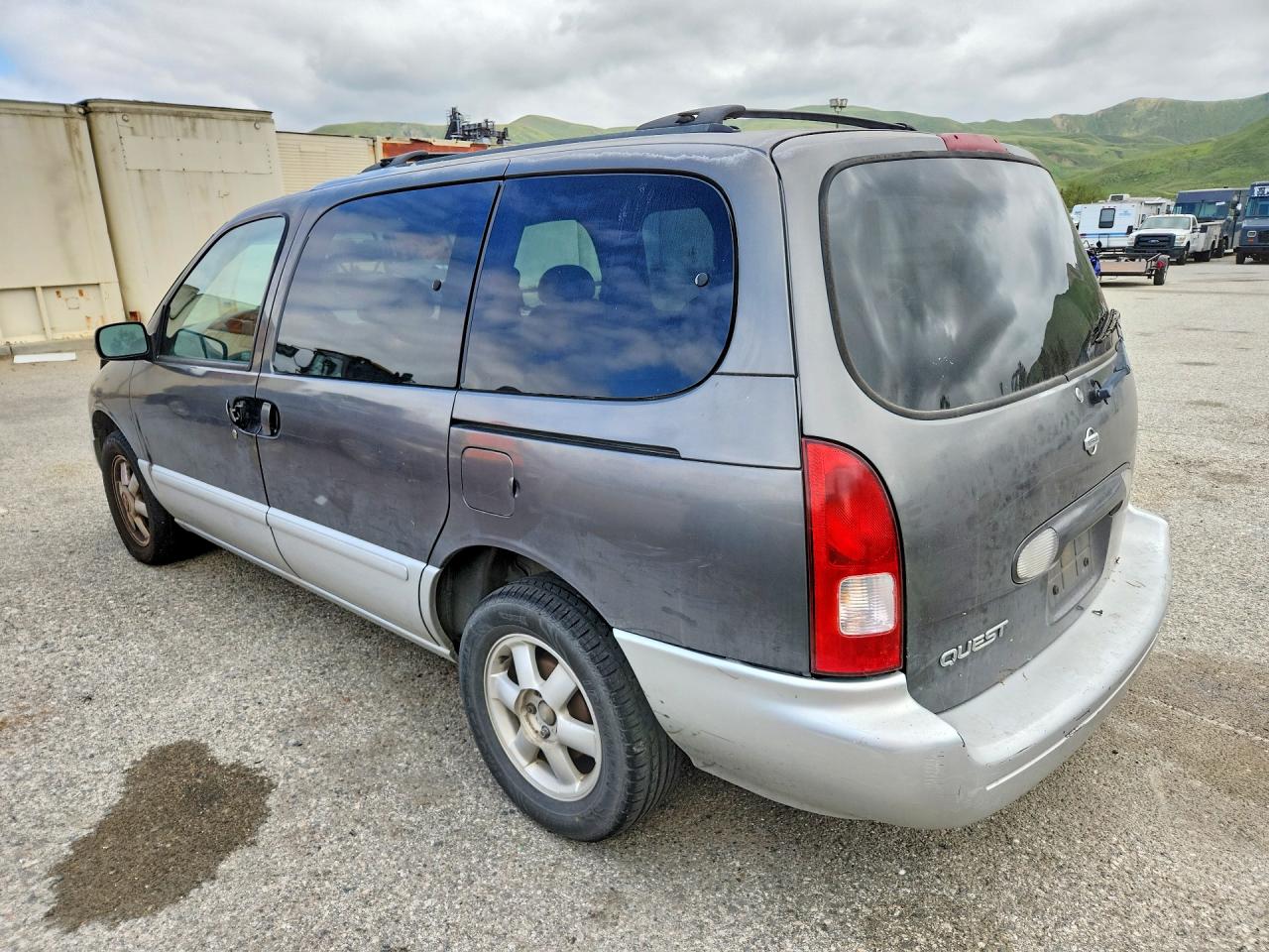 2002 Nissan Quest Gxe Gray vin: 4N2ZN15T92D816862