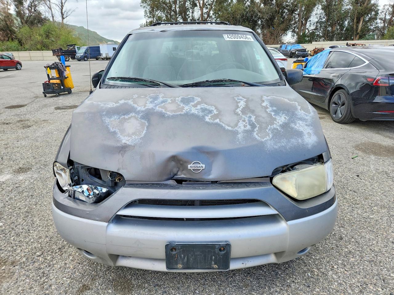 2002 Nissan Quest Gxe Gray vin: 4N2ZN15T92D816862