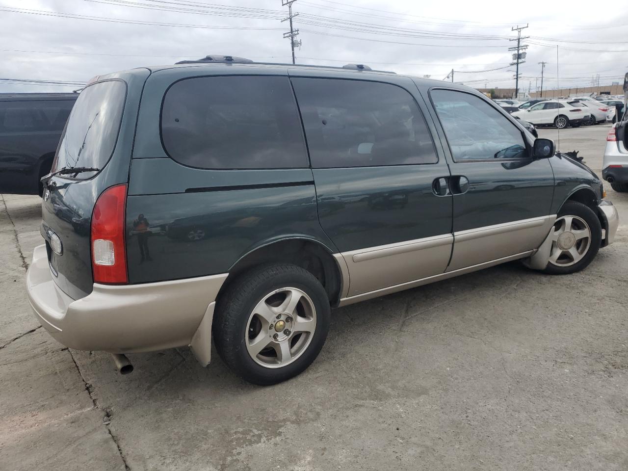 2001 Nissan Quest Gxe Green vin: 4N2ZN15TX1D815315