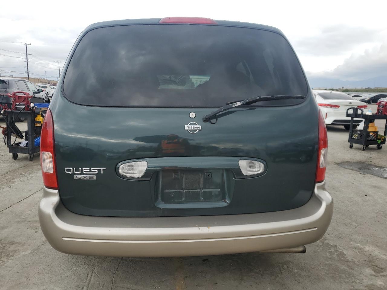 2001 Nissan Quest Gxe Green vin: 4N2ZN15TX1D815315