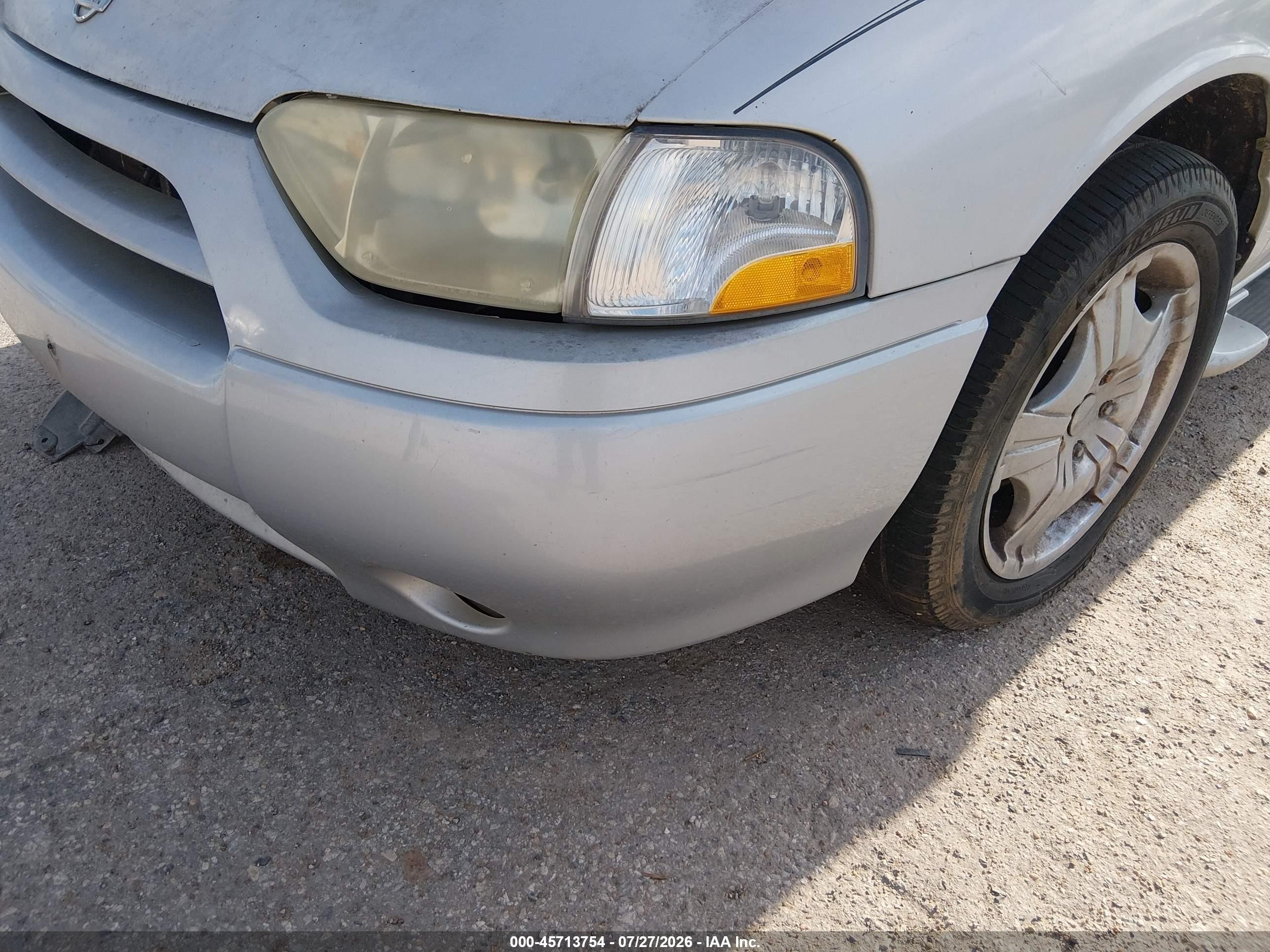 2002 Nissan Quest Gxe Silver vin: 4N2ZN15TX2D818880