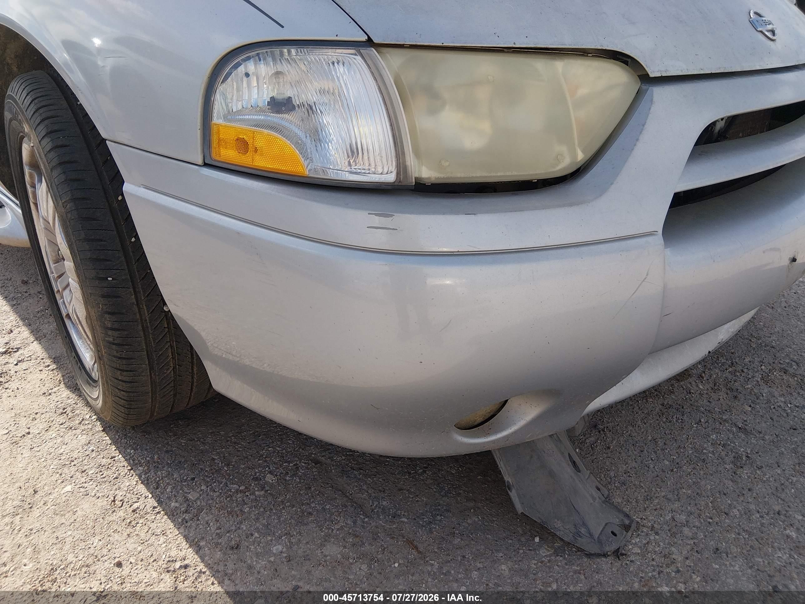 2002 Nissan Quest Gxe Silver vin: 4N2ZN15TX2D818880