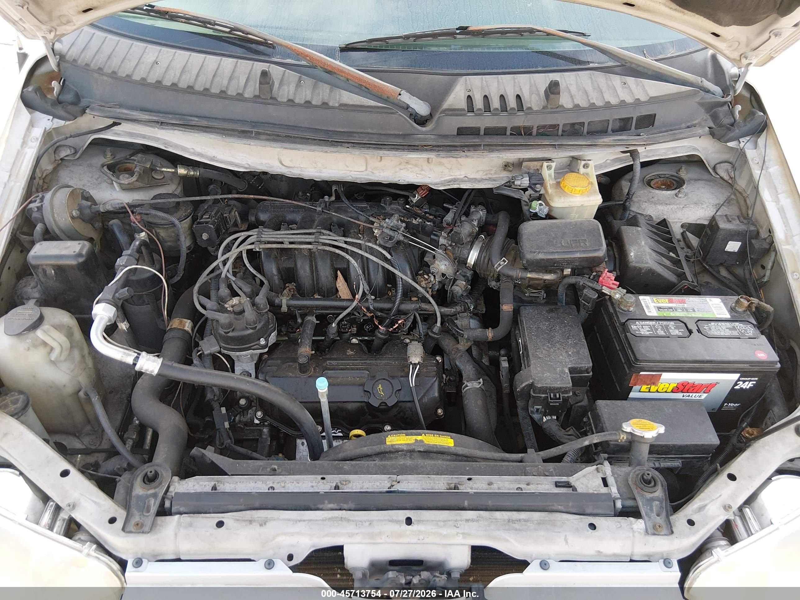 2002 Nissan Quest Gxe Silver vin: 4N2ZN15TX2D818880