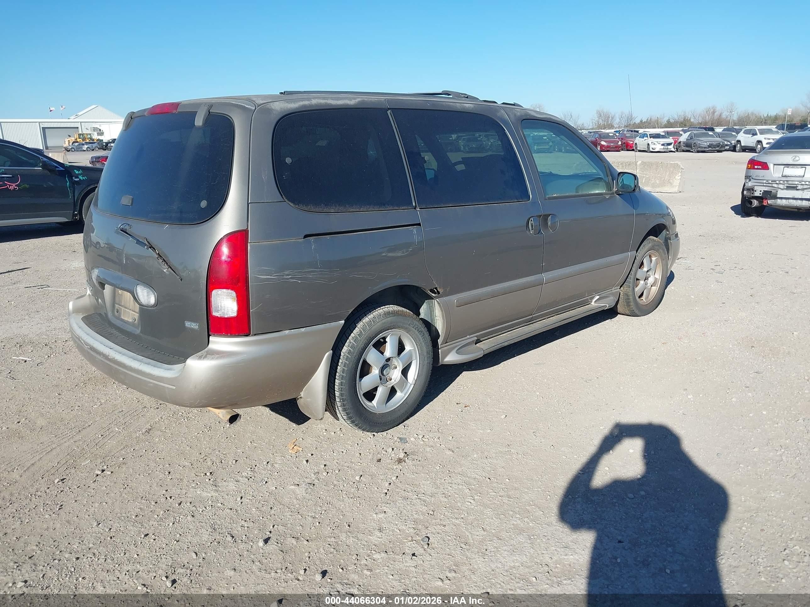 2001 Nissan Quest Se Champagne vin: 4N2ZN16T21D817901