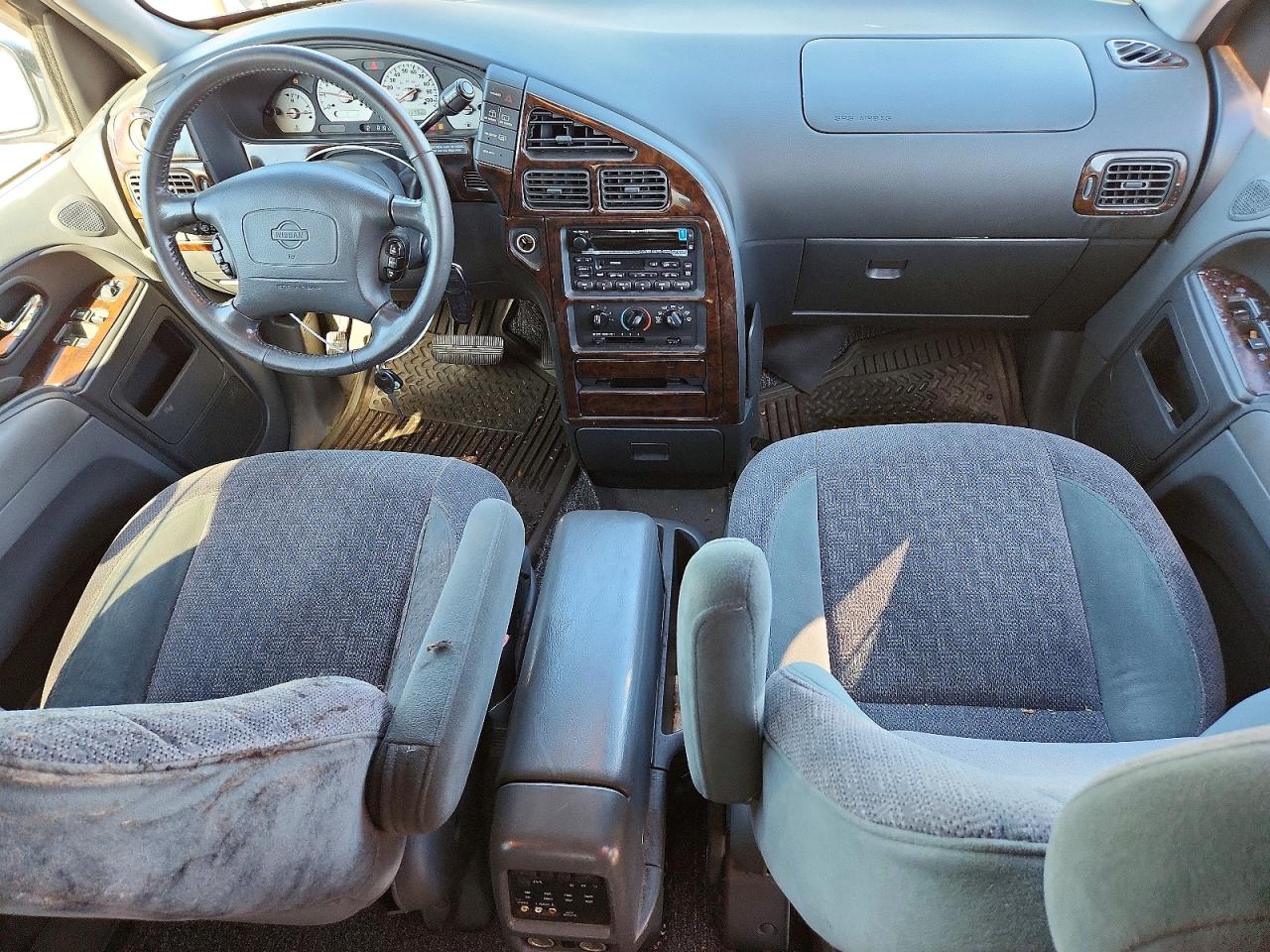2001 Nissan Quest Se Black vin: 4N2ZN16T51D821456