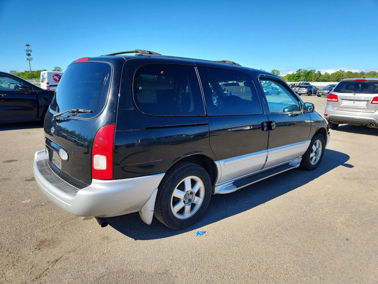 2001 Nissan Quest Se Black vin: 4N2ZN16T51D821456