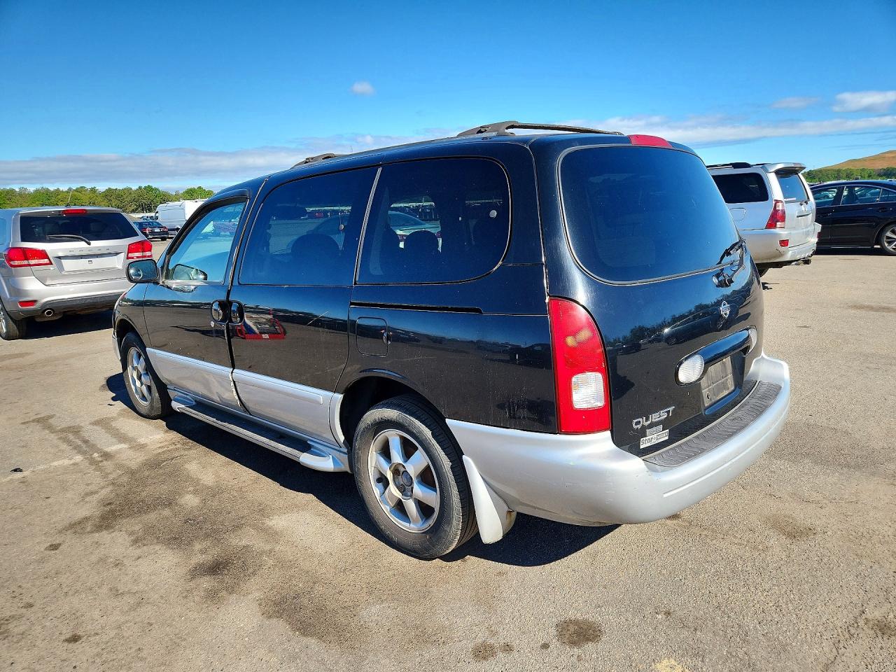 2001 Nissan Quest Se Black vin: 4N2ZN16T51D821456