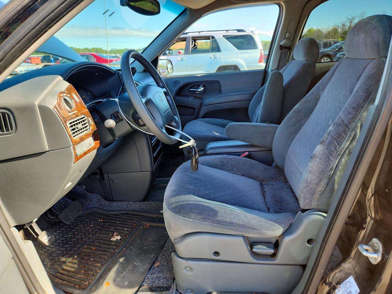 2001 Nissan Quest Se Black vin: 4N2ZN16T51D821456