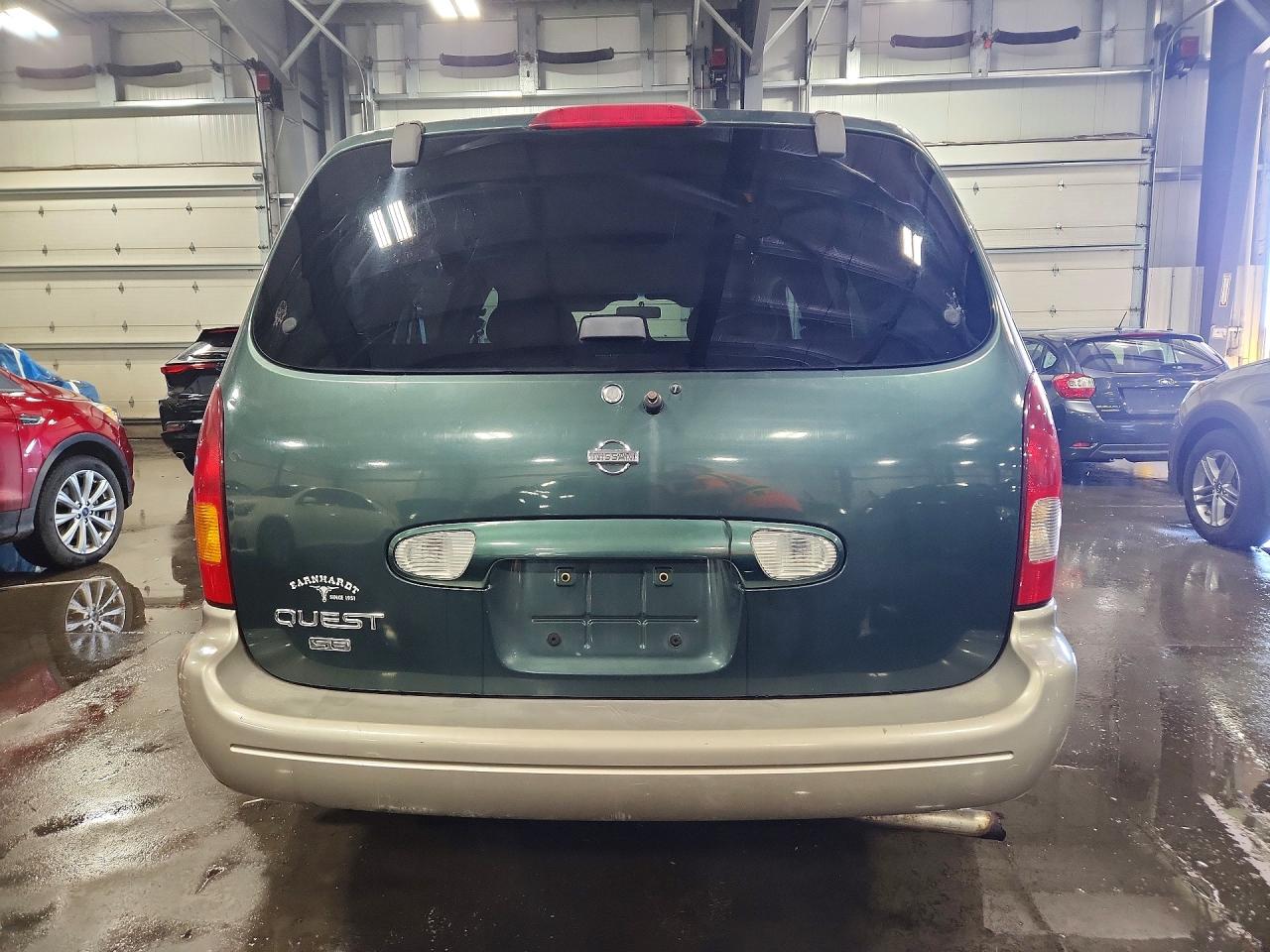 2002 Nissan Quest Se Green vin: 4N2ZN16T92D801745