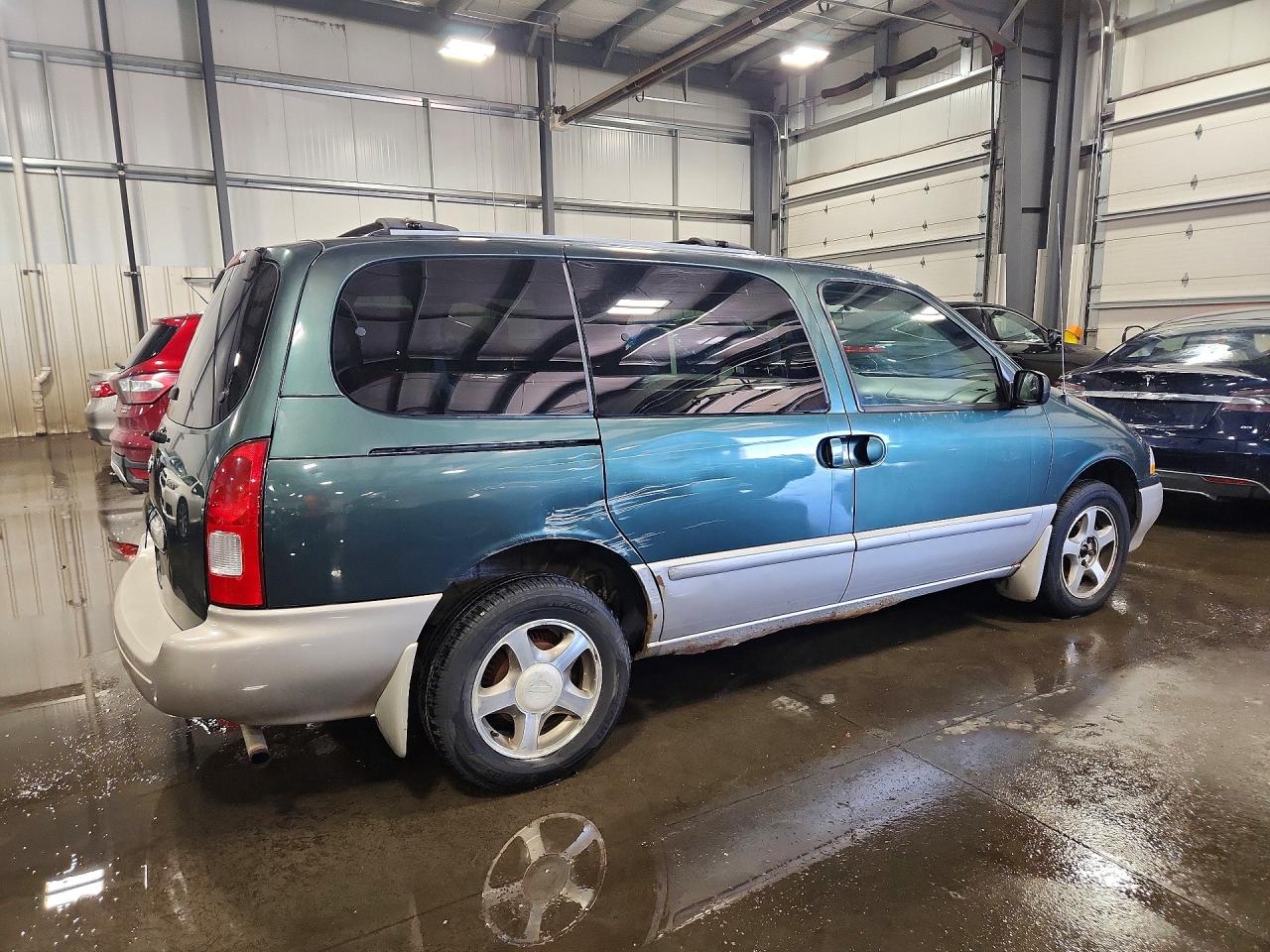 2002 Nissan Quest Se Green vin: 4N2ZN16T92D801745