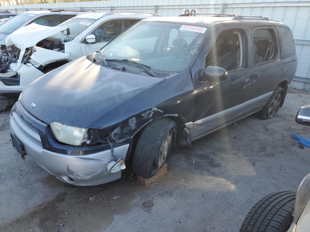 2002 Nissan Quest Se Blue vin: 4N2ZN16T92D809635