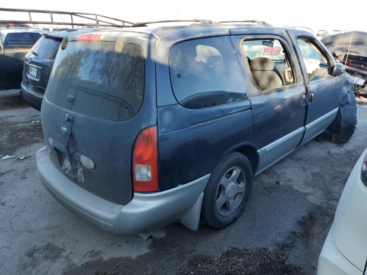 2002 Nissan Quest Se Blue vin: 4N2ZN16T92D809635