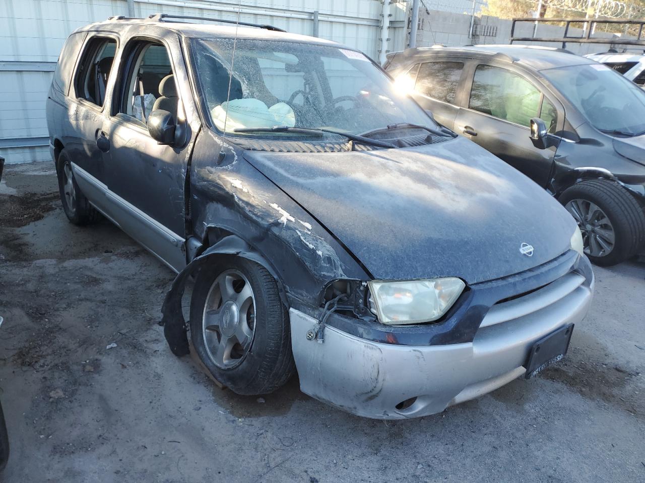 2002 Nissan Quest Se Blue vin: 4N2ZN16T92D809635