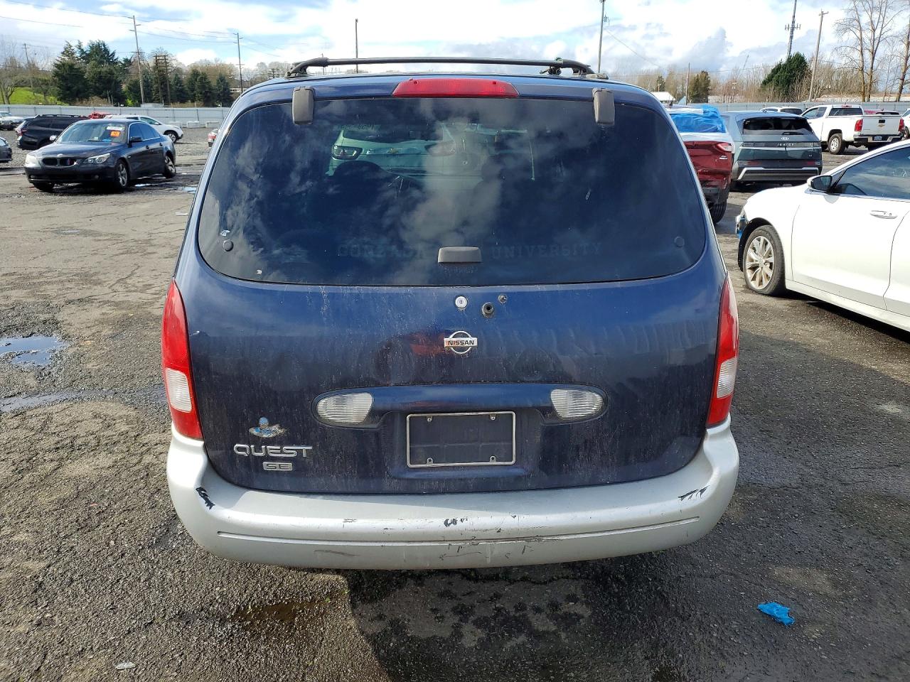 2002 Nissan Quest Se Blue vin: 4N2ZN16T92D815936