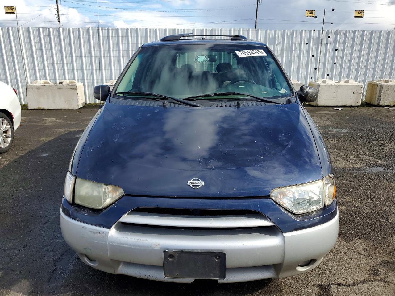 2002 Nissan Quest Se Blue vin: 4N2ZN16T92D815936