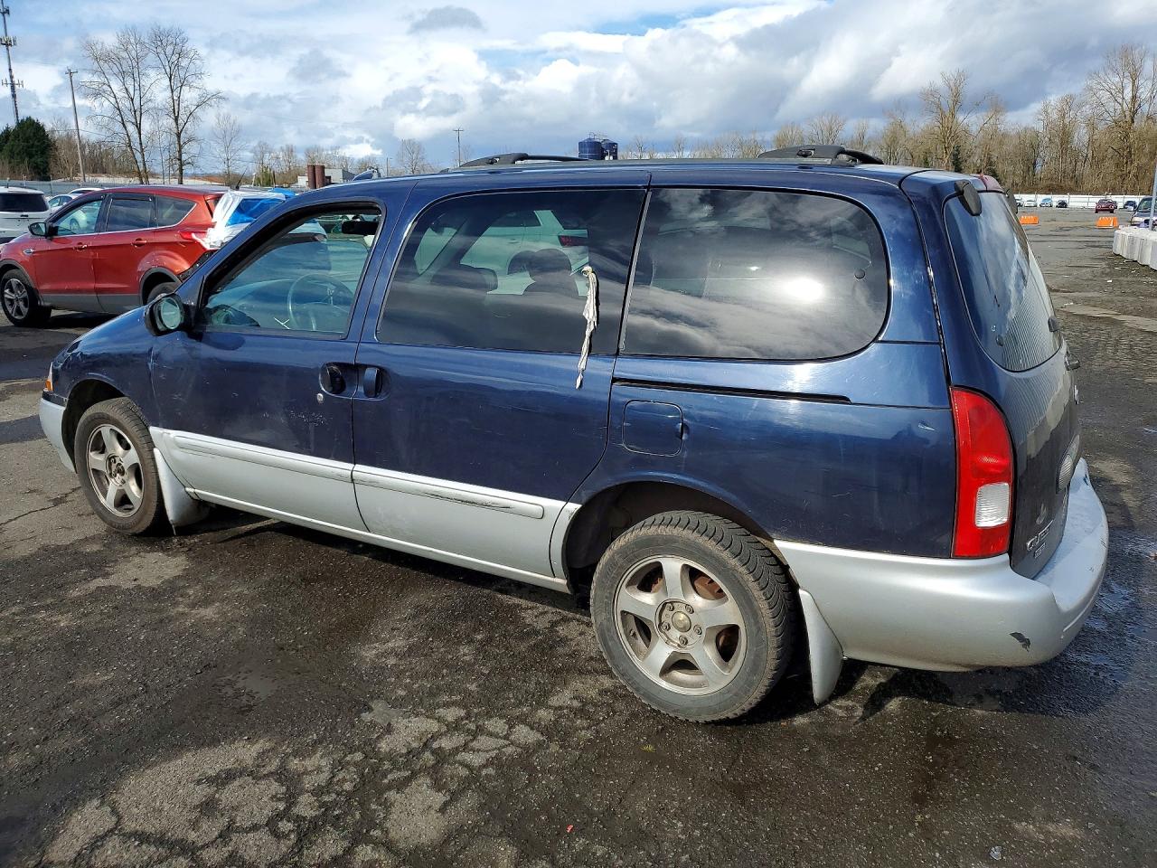 2002 Nissan Quest Se Blue vin: 4N2ZN16T92D815936
