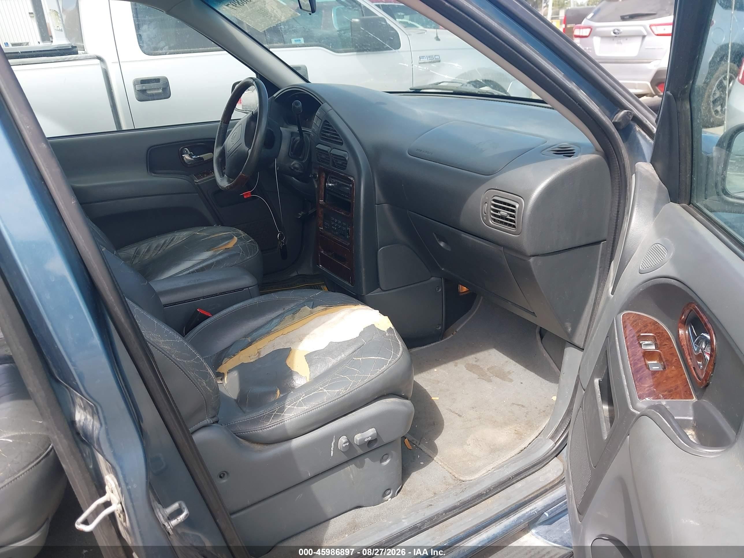 2001 Nissan Quest Gle Blue vin: 4N2ZN17T01D824490