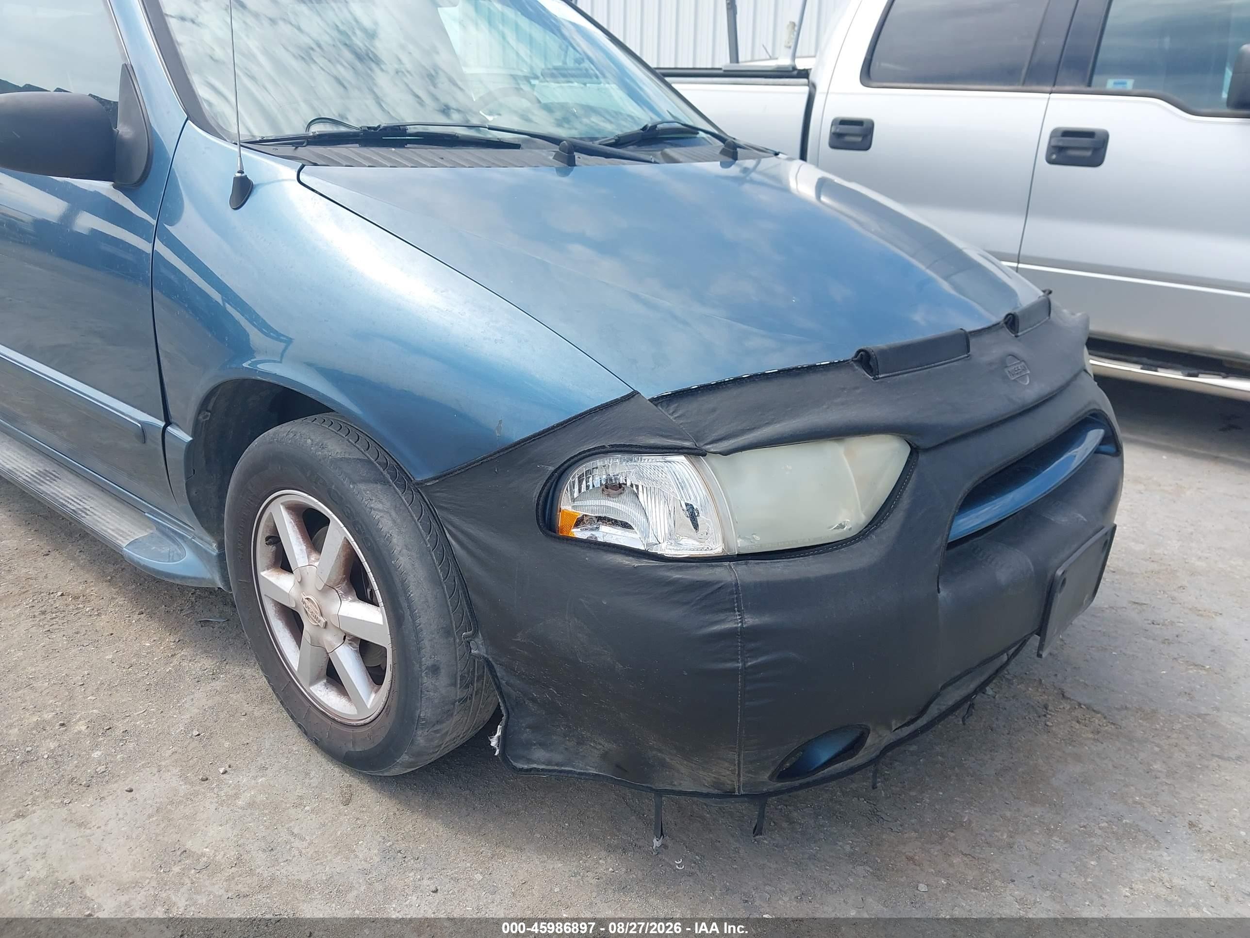 2001 Nissan Quest Gle Blue vin: 4N2ZN17T01D824490
