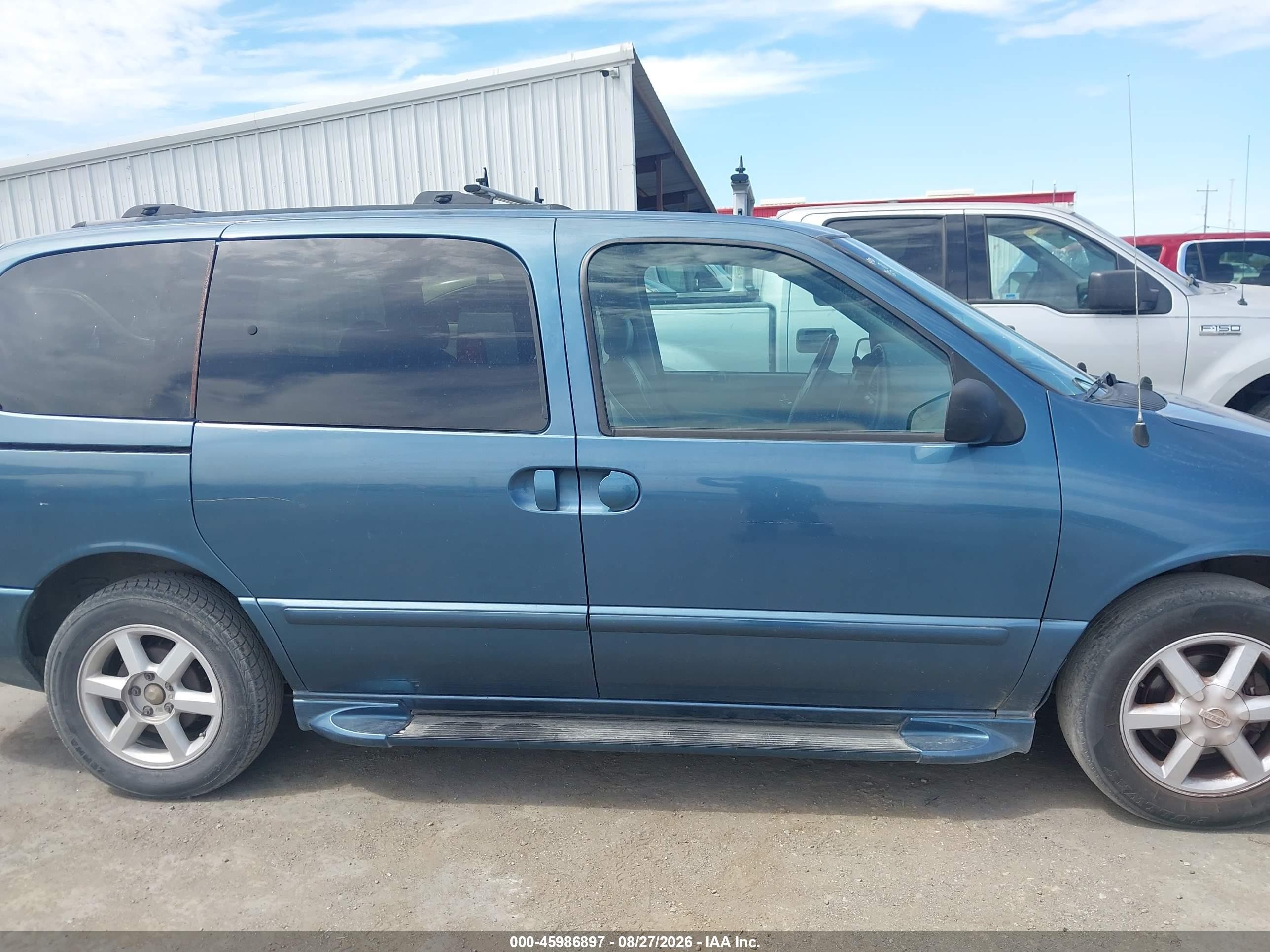 2001 Nissan Quest Gle Blue vin: 4N2ZN17T01D824490