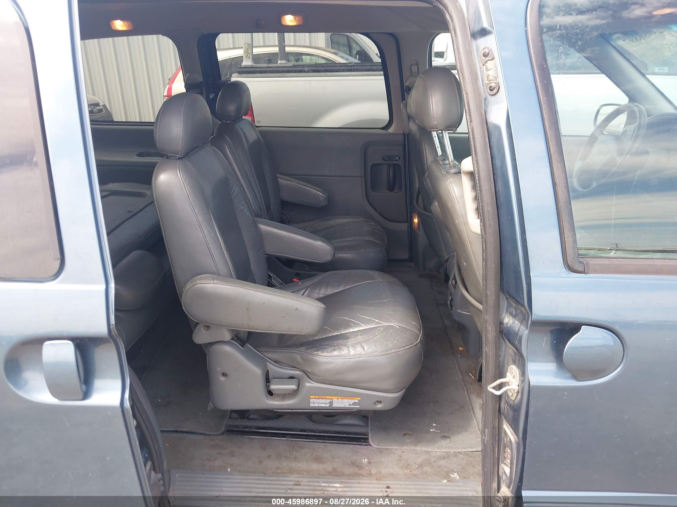 2001 Nissan Quest Gle Blue vin: 4N2ZN17T01D824490