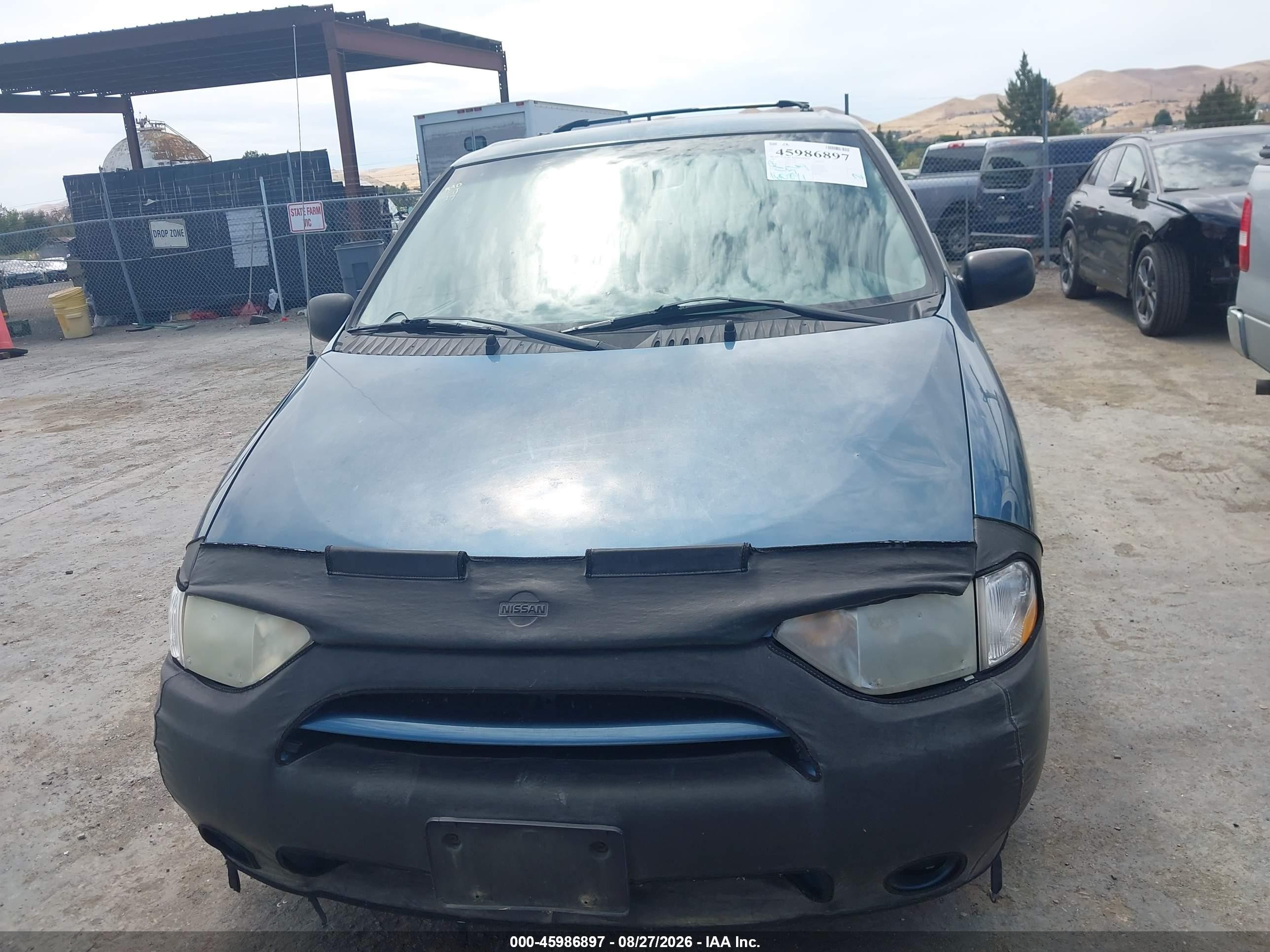 2001 Nissan Quest Gle Blue vin: 4N2ZN17T01D824490