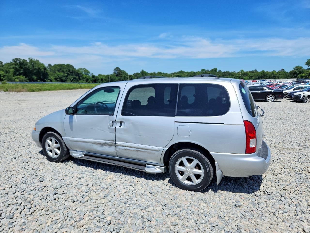 2002 Nissan Quest Gle Silver vin: 4N2ZN17T02D802152