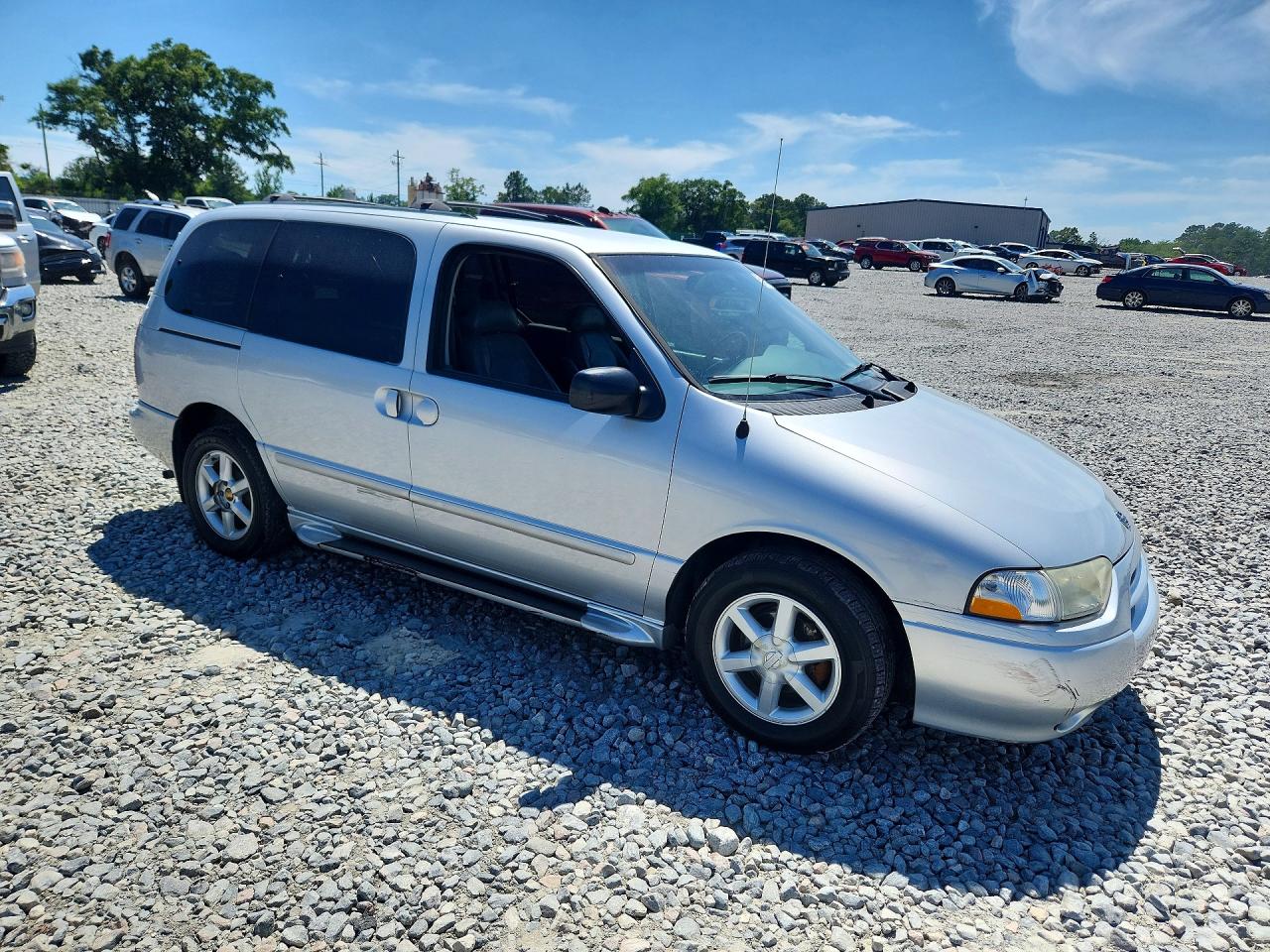 2002 Nissan Quest Gle Silver vin: 4N2ZN17T02D802152