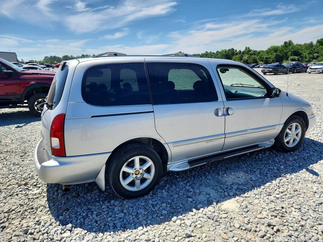 2002 Nissan Quest Gle Silver vin: 4N2ZN17T02D802152