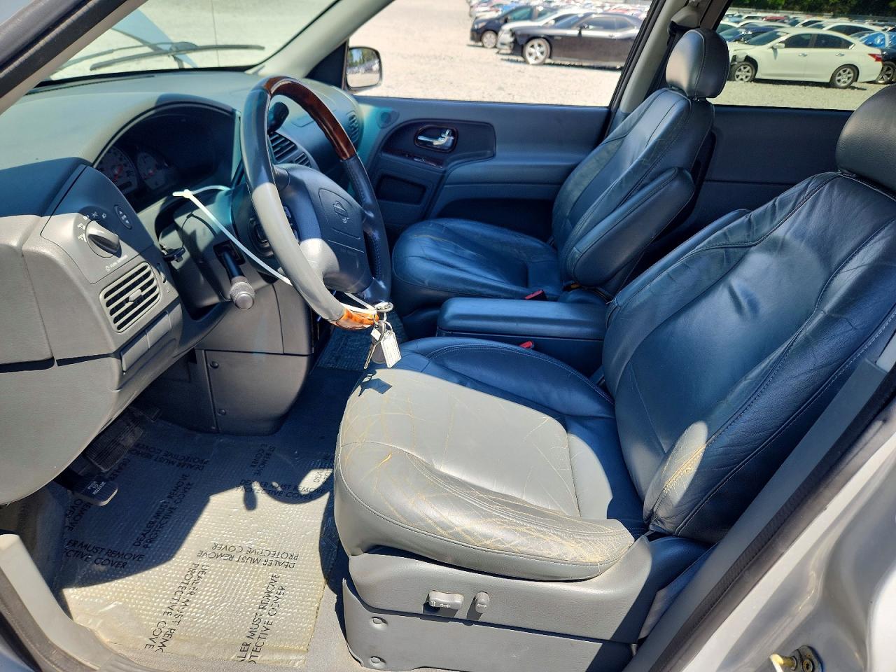 2002 Nissan Quest Gle Silver vin: 4N2ZN17T02D802152