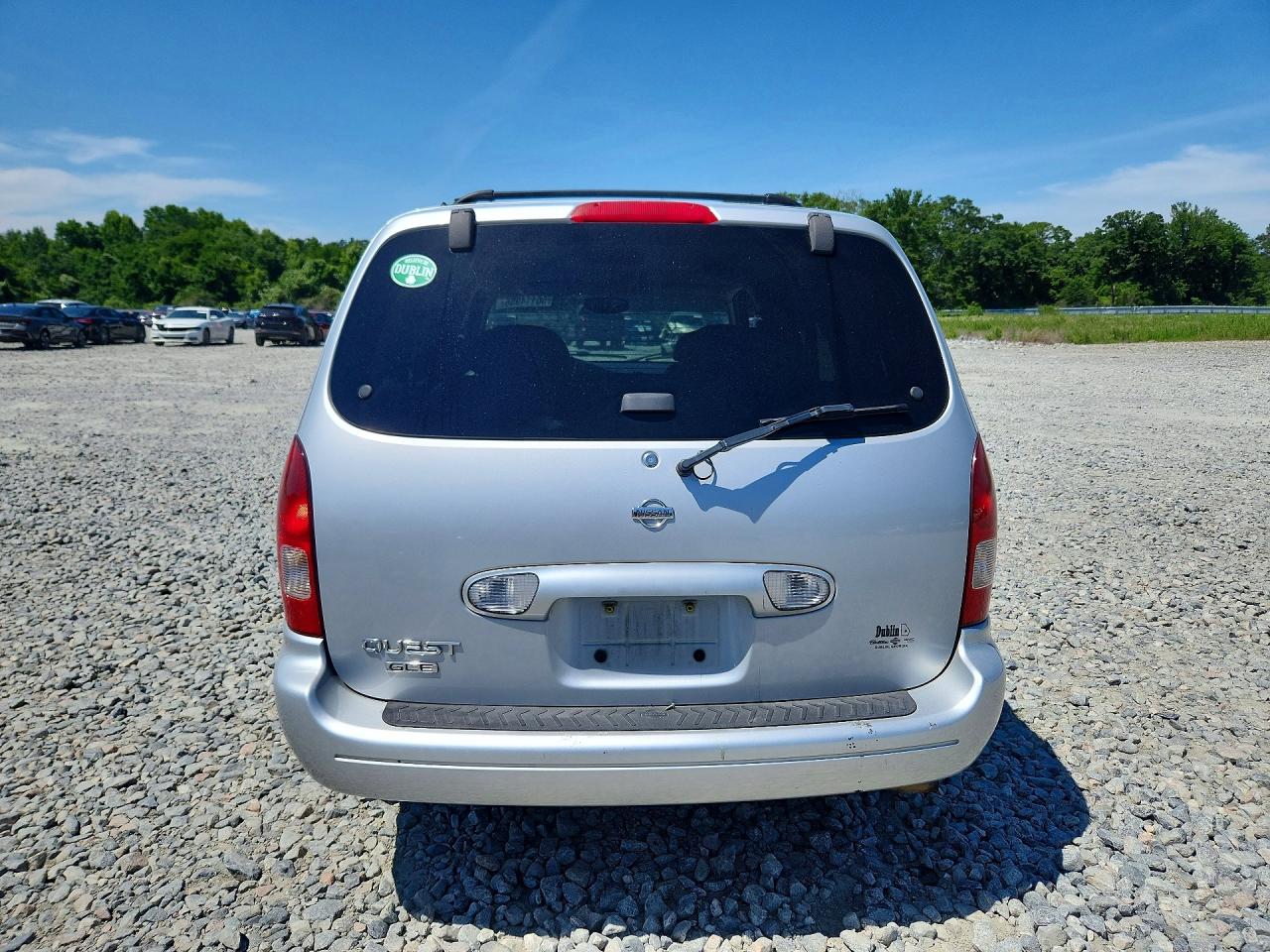 2002 Nissan Quest Gle Silver vin: 4N2ZN17T02D802152