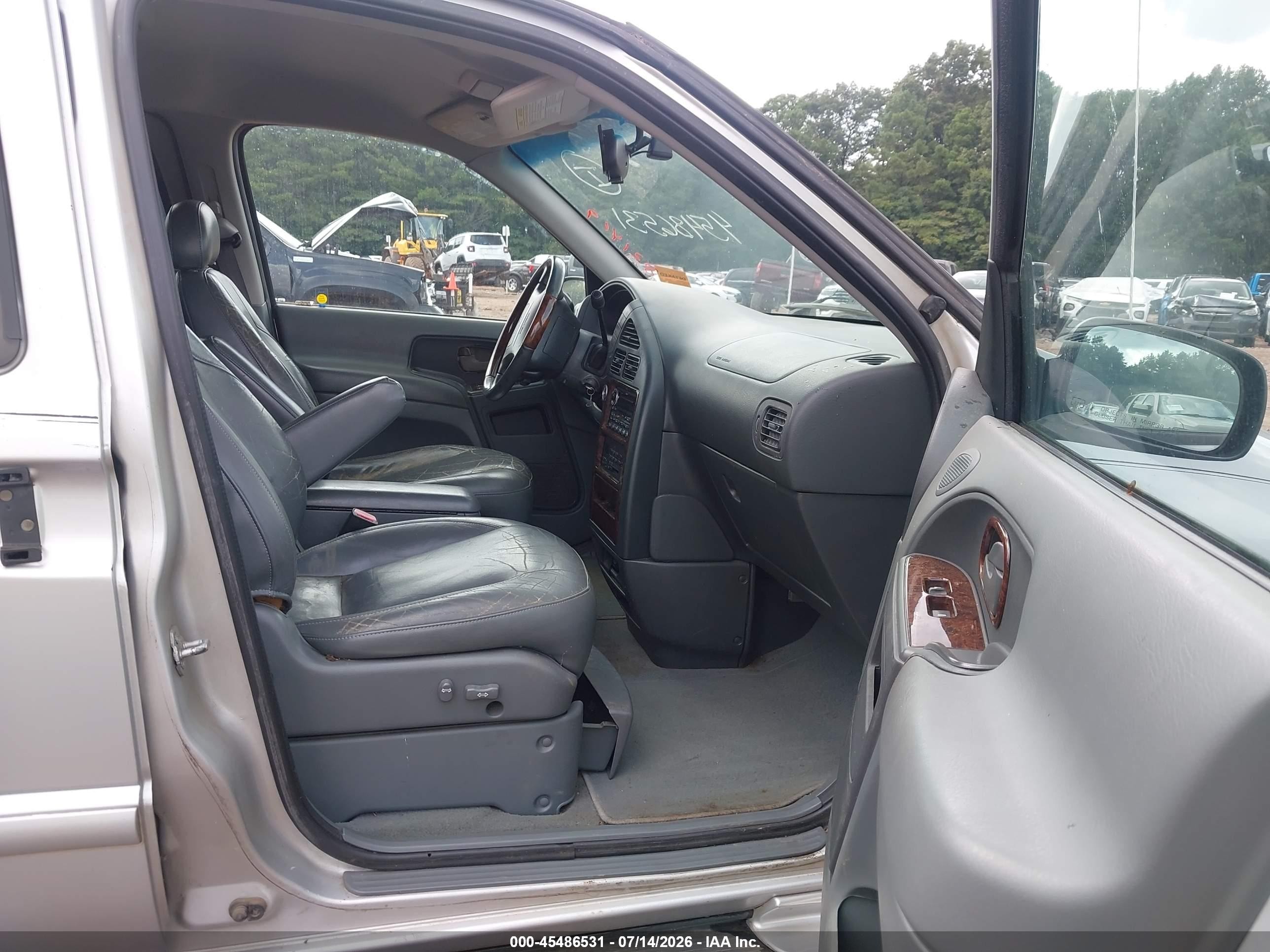2001 Nissan Quest Gle Silver vin: 4N2ZN17T11D821419