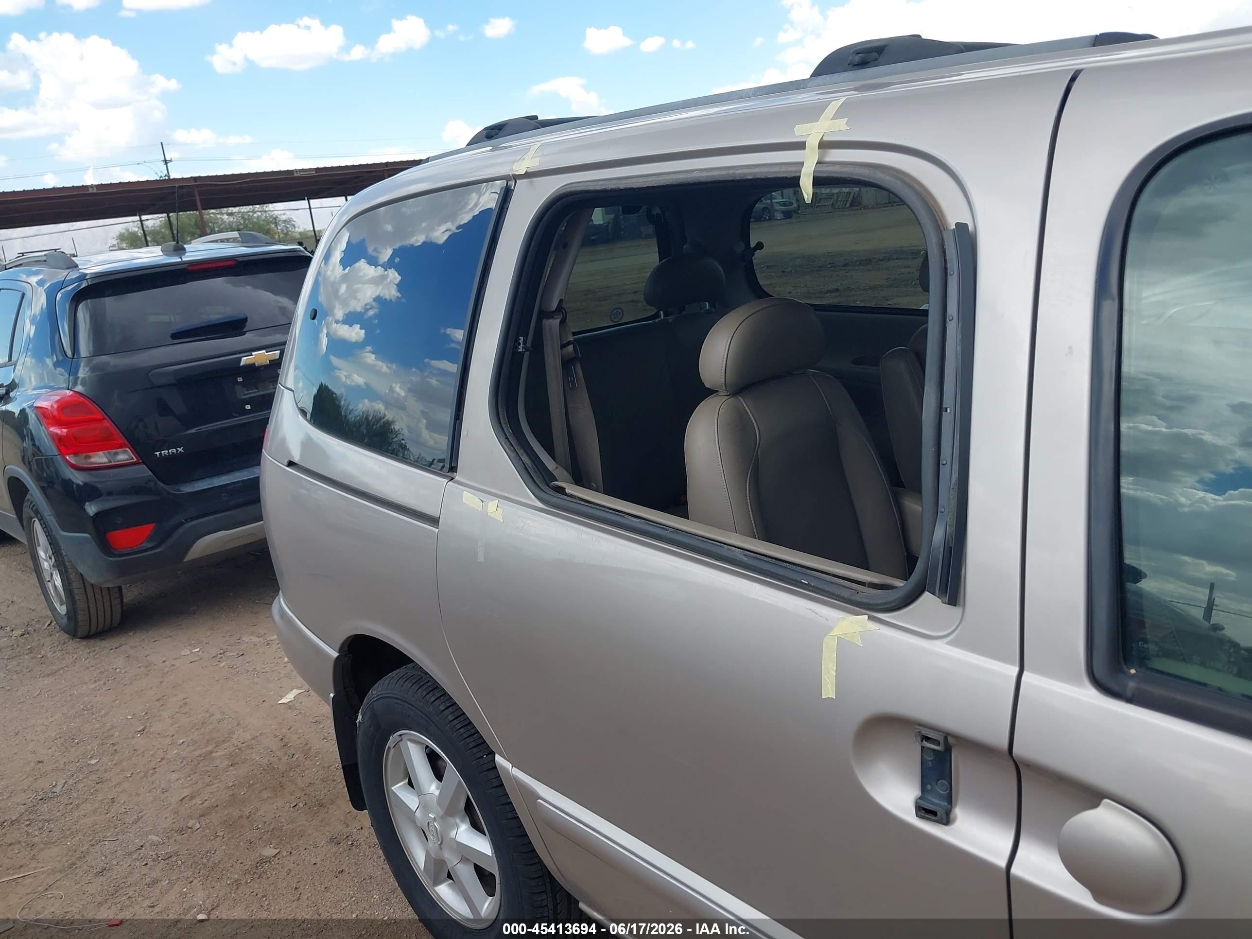 2001 Nissan Quest Gle Champagne vin: 4N2ZN17T21D829903